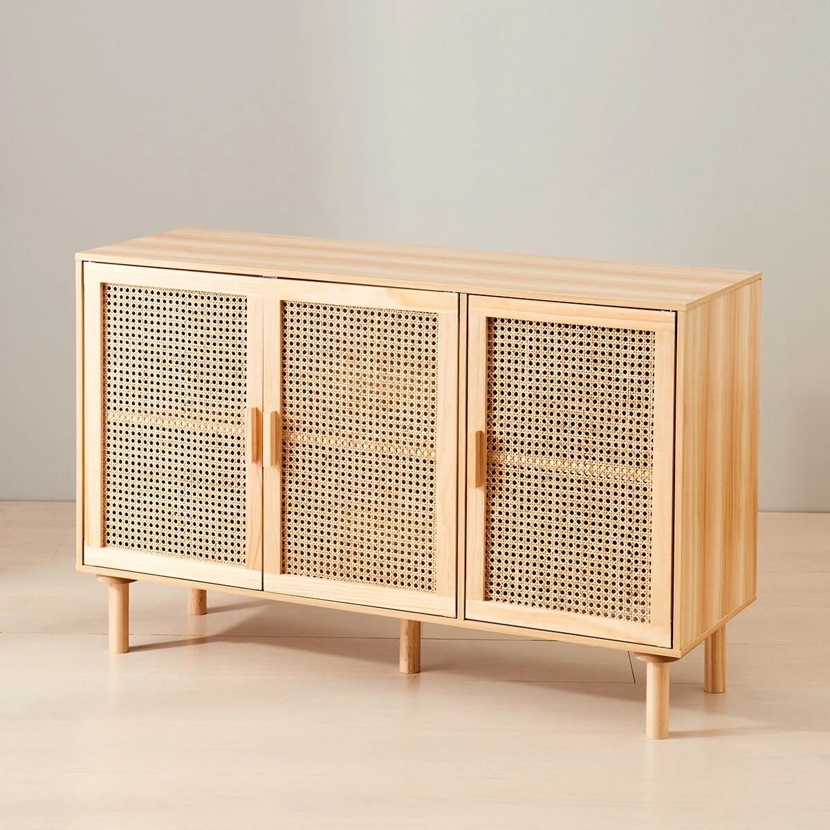 3 Rattan Sideboard with Adjustable Shelves, 3 of 10