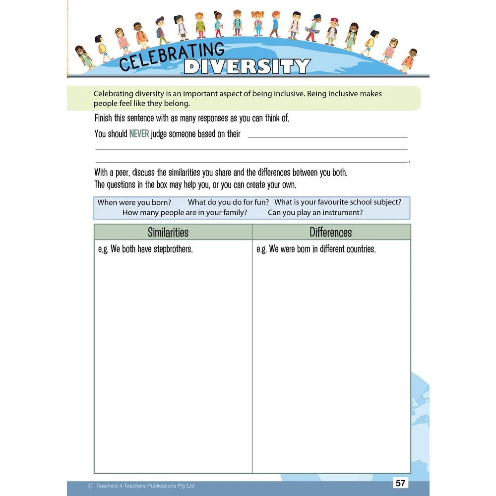 4 My Wellbeing Journal Year 7 & 8, 4 of 4
