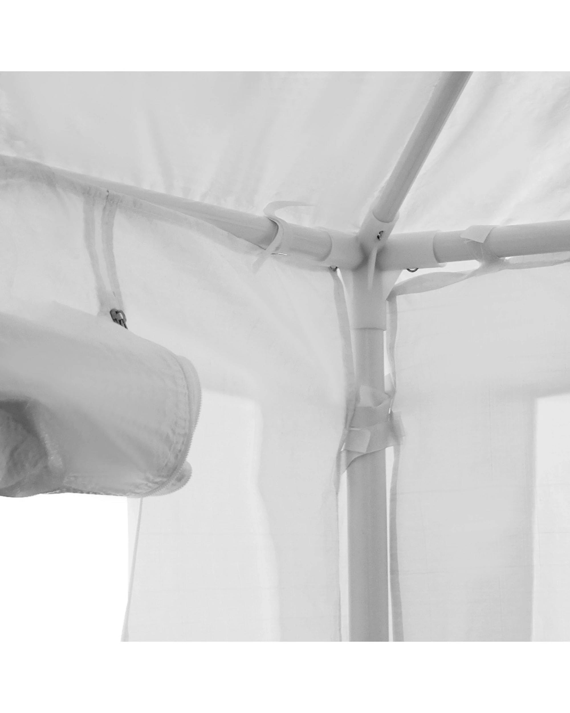 4 Wallaroo 3m x 3m Gazebo Party Tent Event Marquee Awning Outdoor Pavilion Canopy - White, 4 of 5