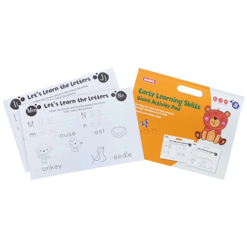1 Kadink Early Learning Giant Activity Pad 32 Pages, 1 of 2