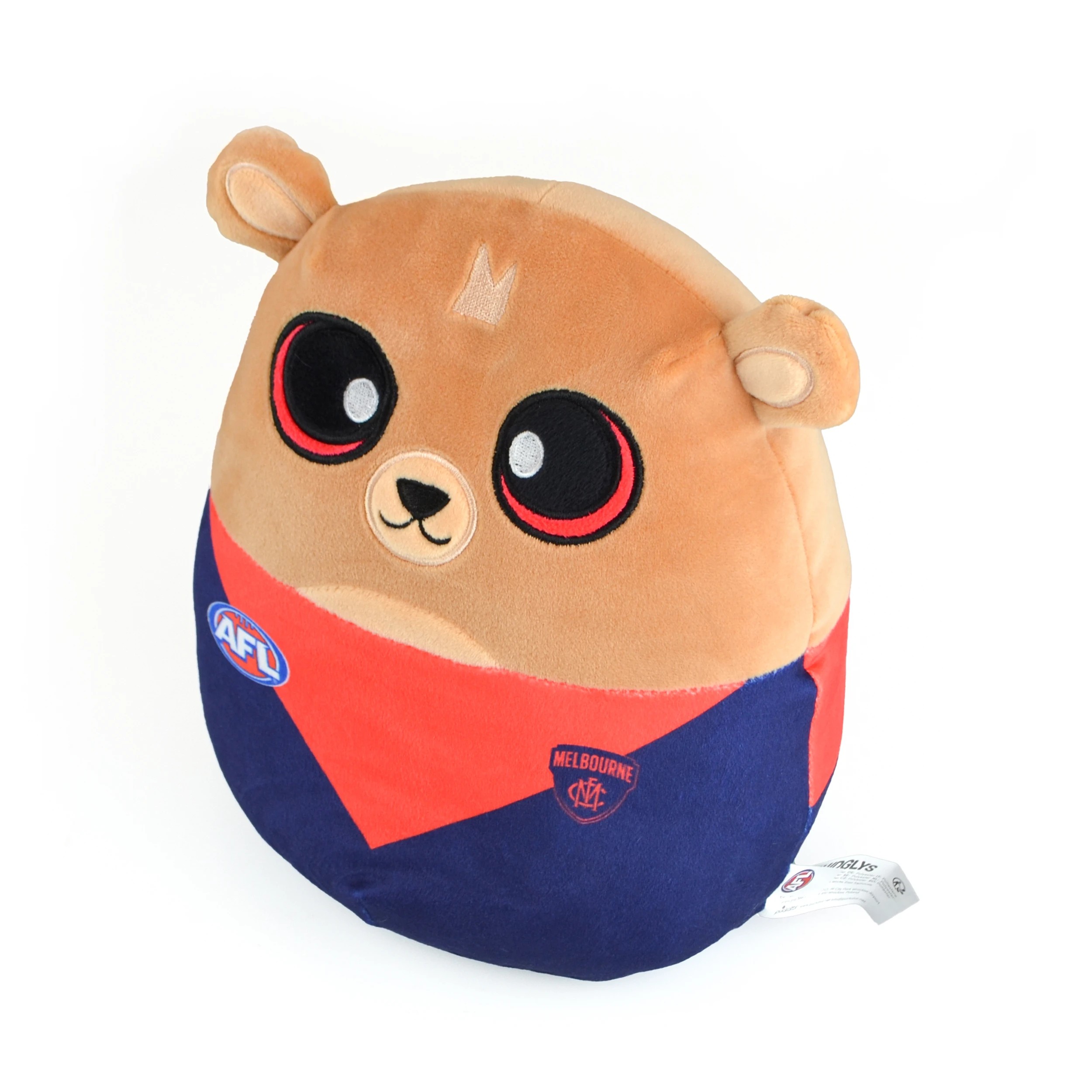 2 AFL Squidglys Melbourne Plush Toy, 2 of 2