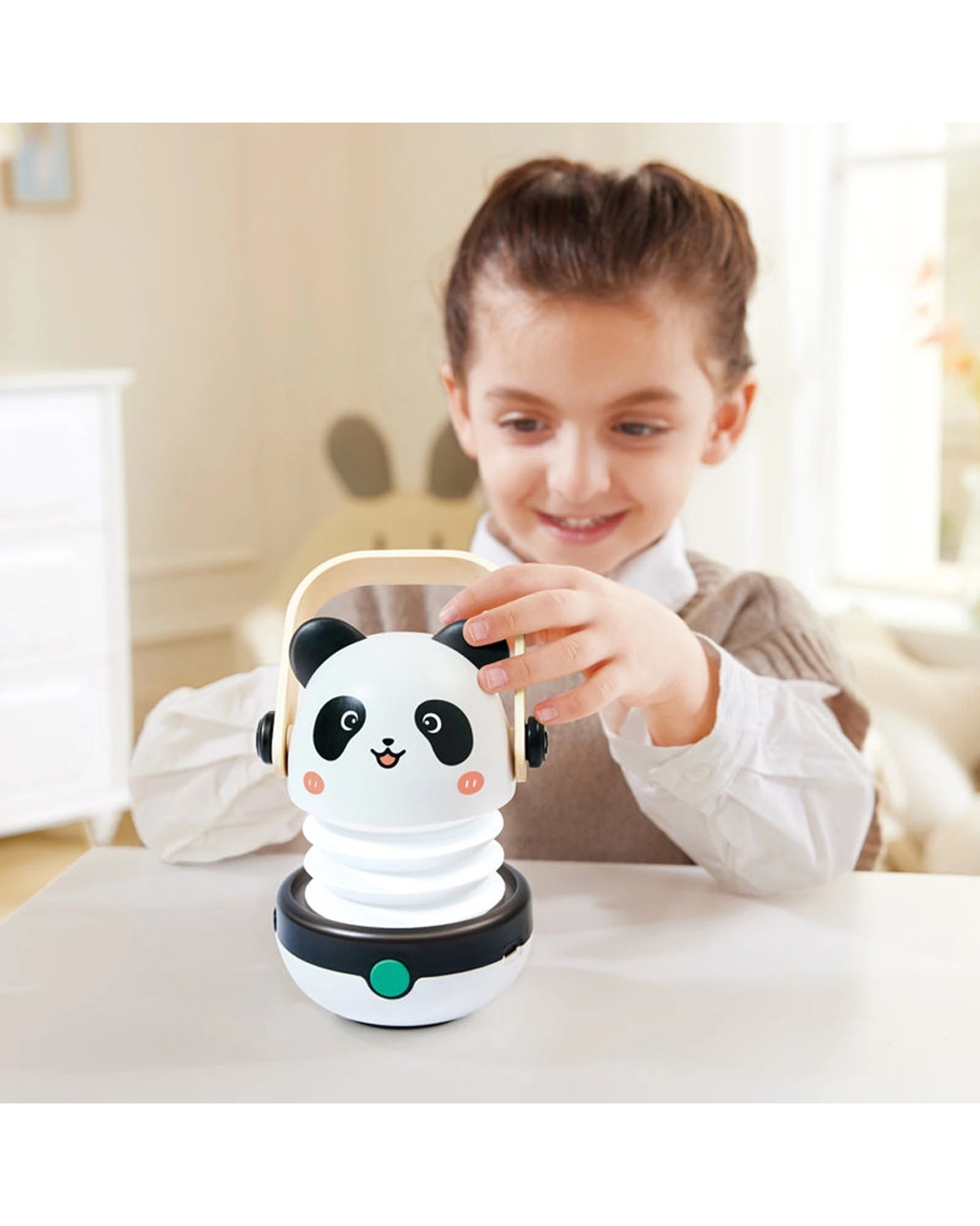 3 Hape Glow & Play Panda Bluetooth Speaker Star Projector Night Light Kids - Multi, 3 of 3