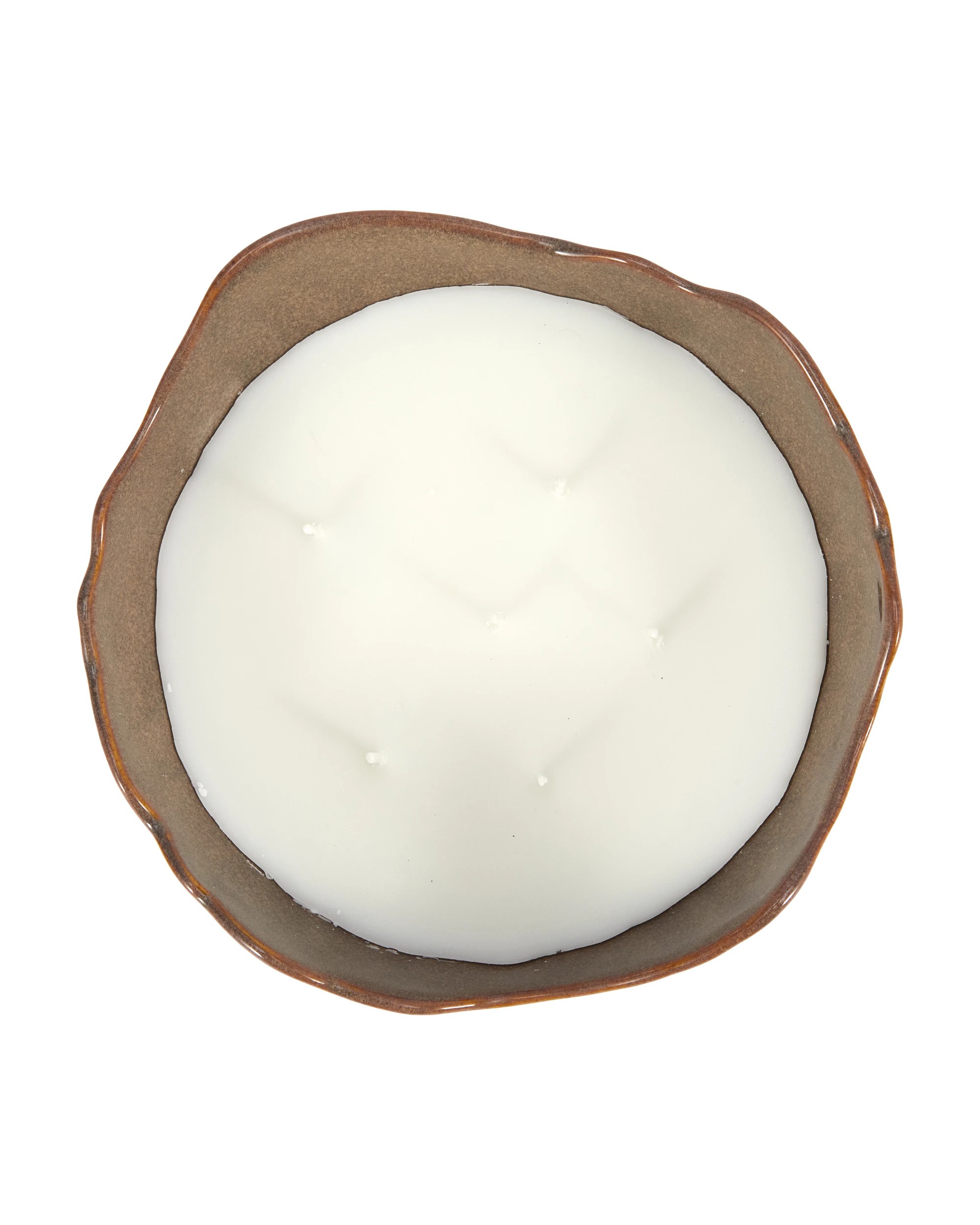 3 XL Wavy Edge Ceramic Candle, 3 of 5