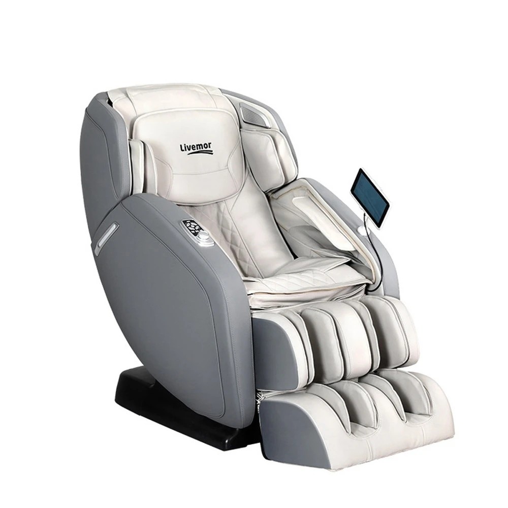1 Livemor 4D Massage Chair Recliner - Full Body SL-Track Zero Gravity - Multi, 1 of 6