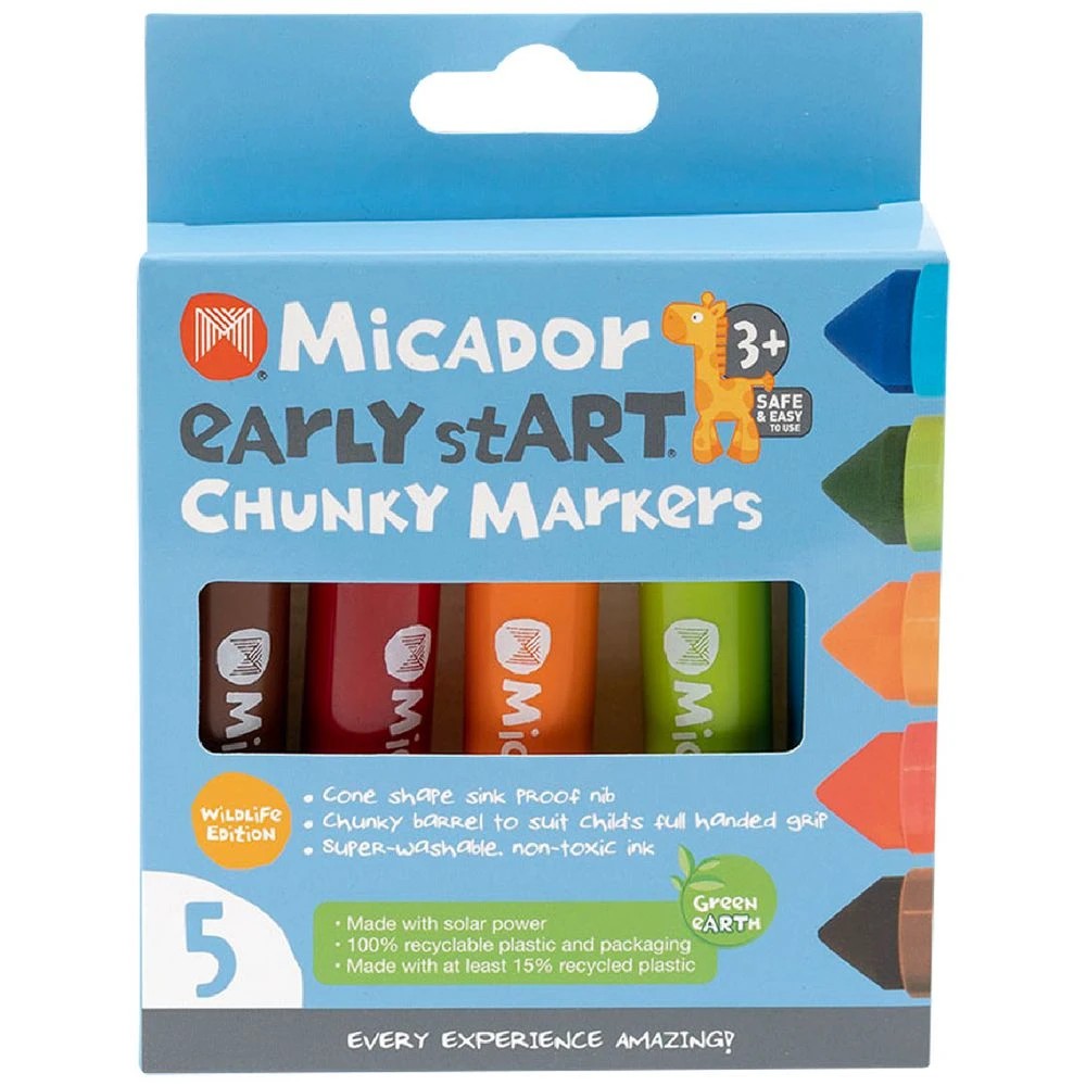 1 Micador early stART Chunky Markers 5 Pack, 1 of 3