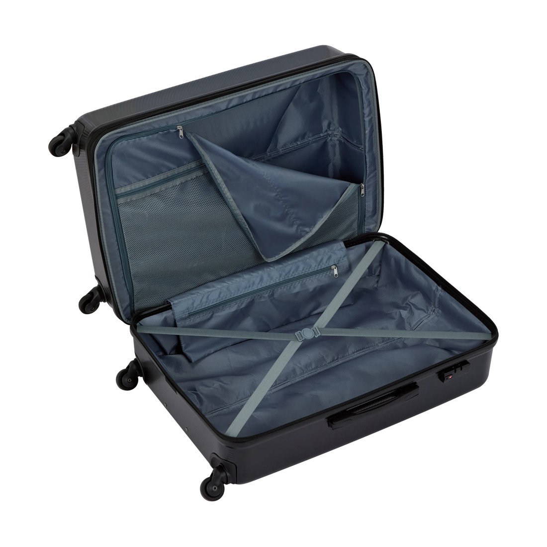 3 71cm Albany Hard Case 4 Wheels - Graphite, 3 of 8