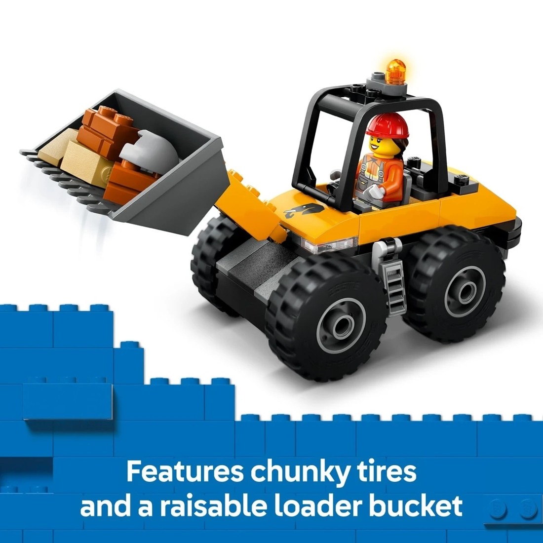8 LEGO City Yellow Construction Wheel Loader 60450, 8 of 10