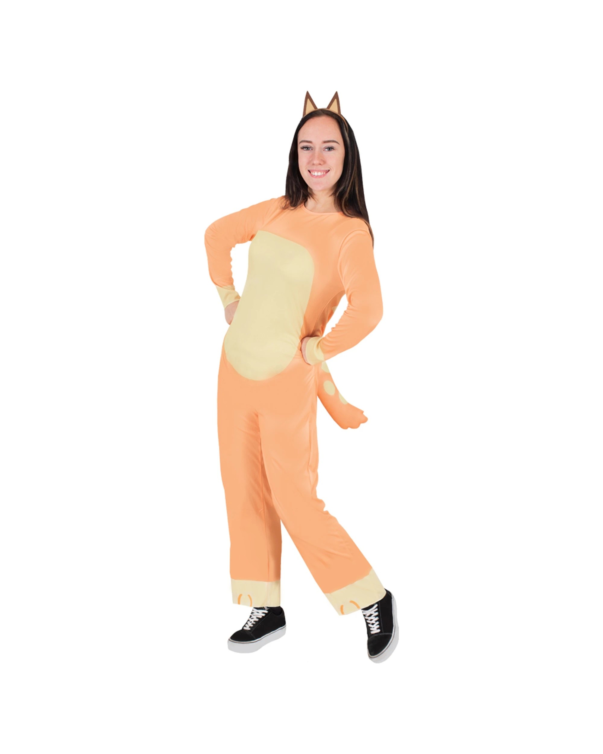 1 Bluey Chilli Adult Womens Dress Up Costume Size M - Multi, 1 of 3