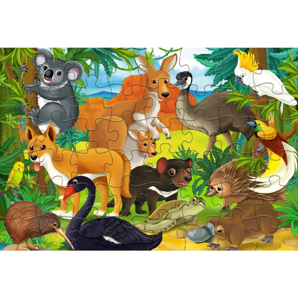 2 Puzzle Master Jumbo Floor Puzzle Australian Animals 48 Piece, 2 of 2