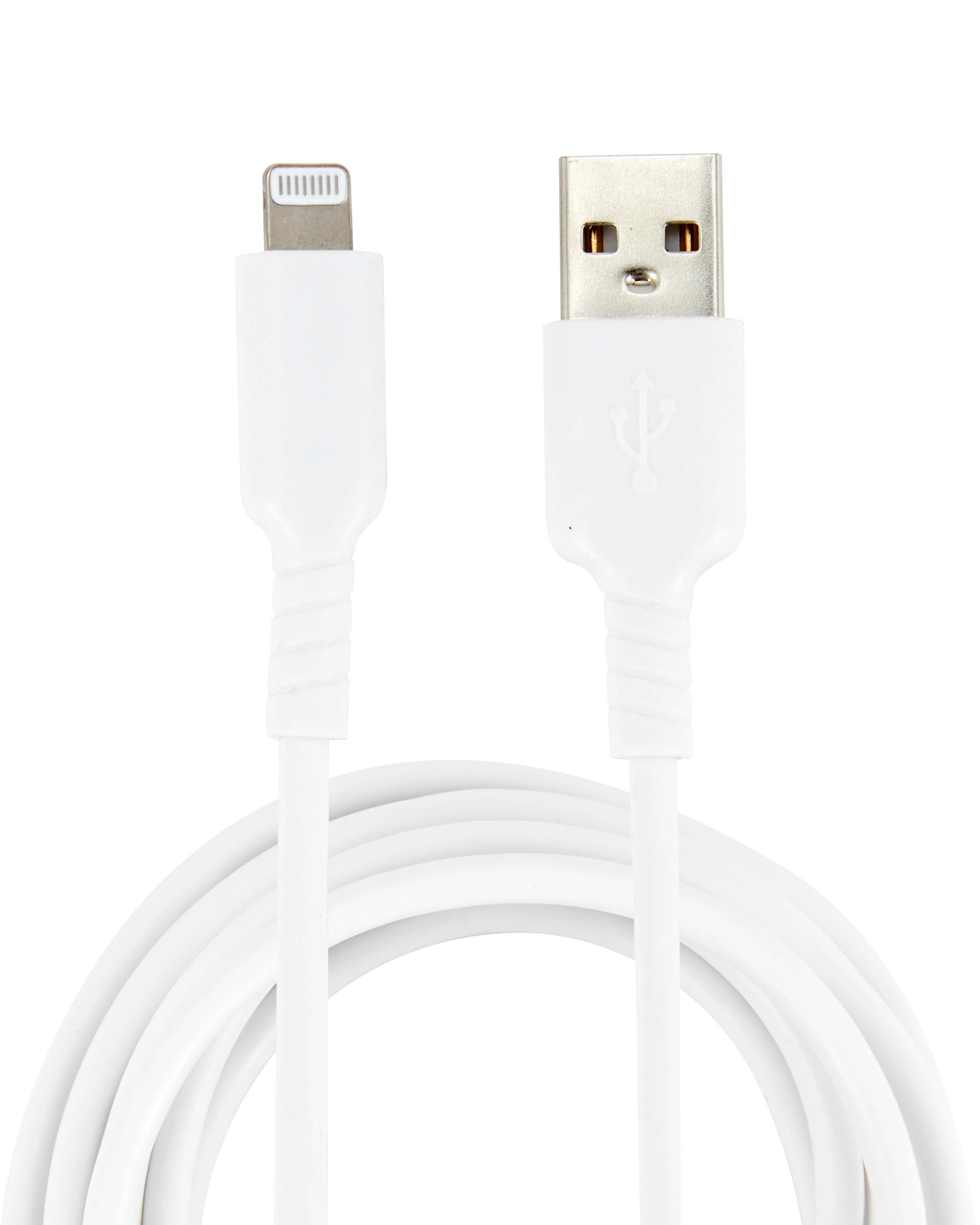 1 USB to Lightning Cable - 2m, White, 1 of 4