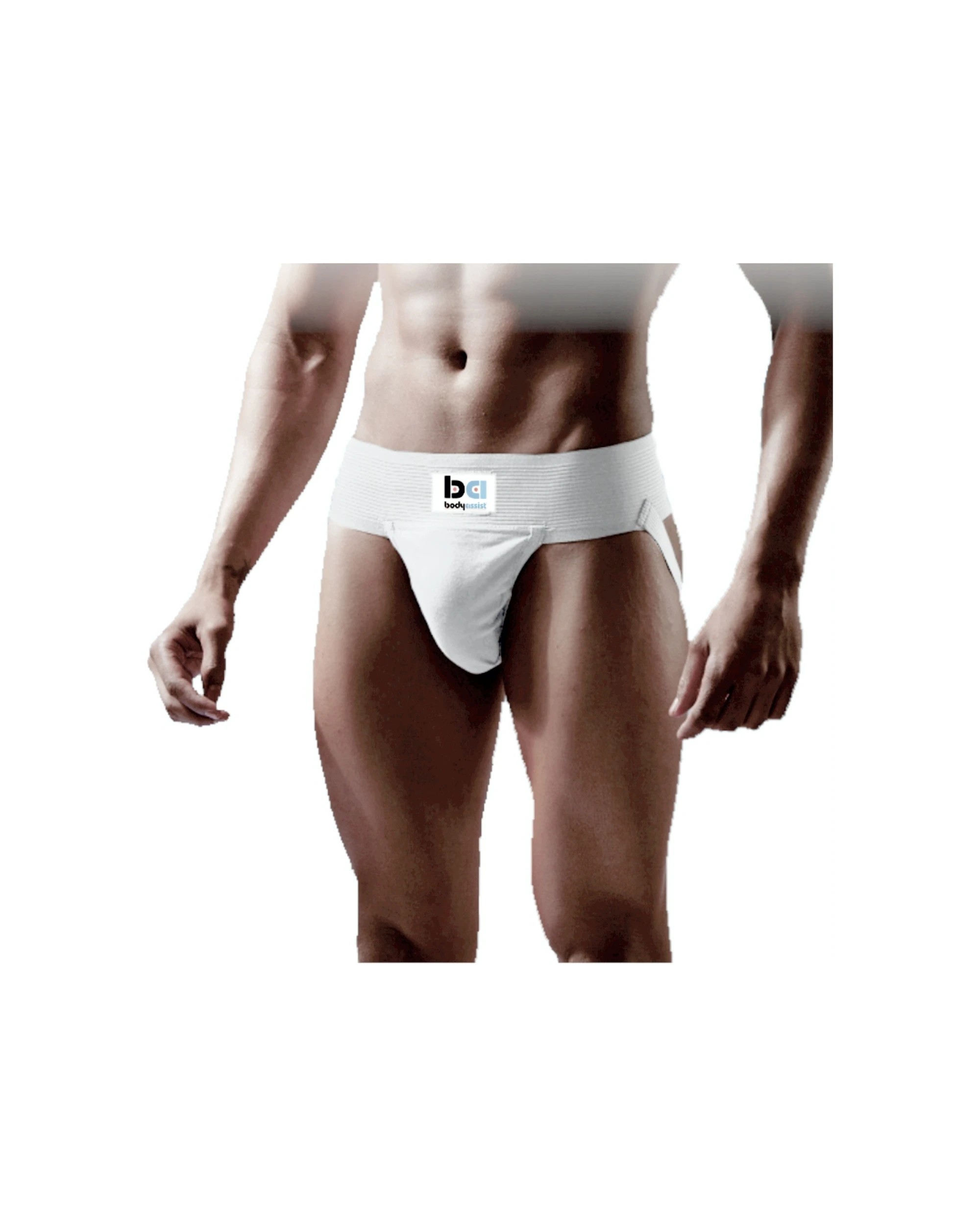 2 Bodyassist Adult Sports Supporter With Moisture-Wicking Pouch Small - White, 2 of 2