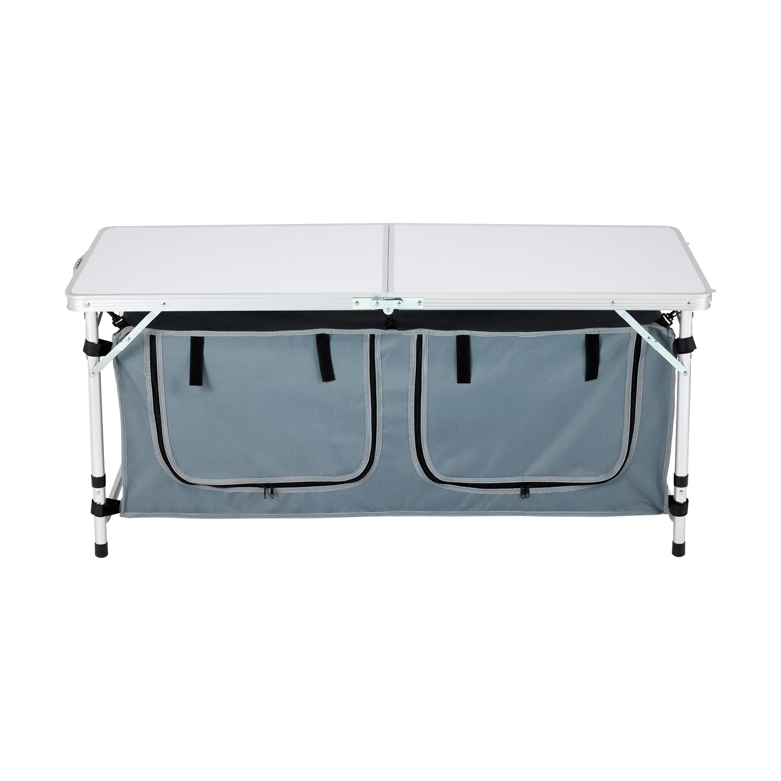 2 Folding Table with Storage, 2 of 10