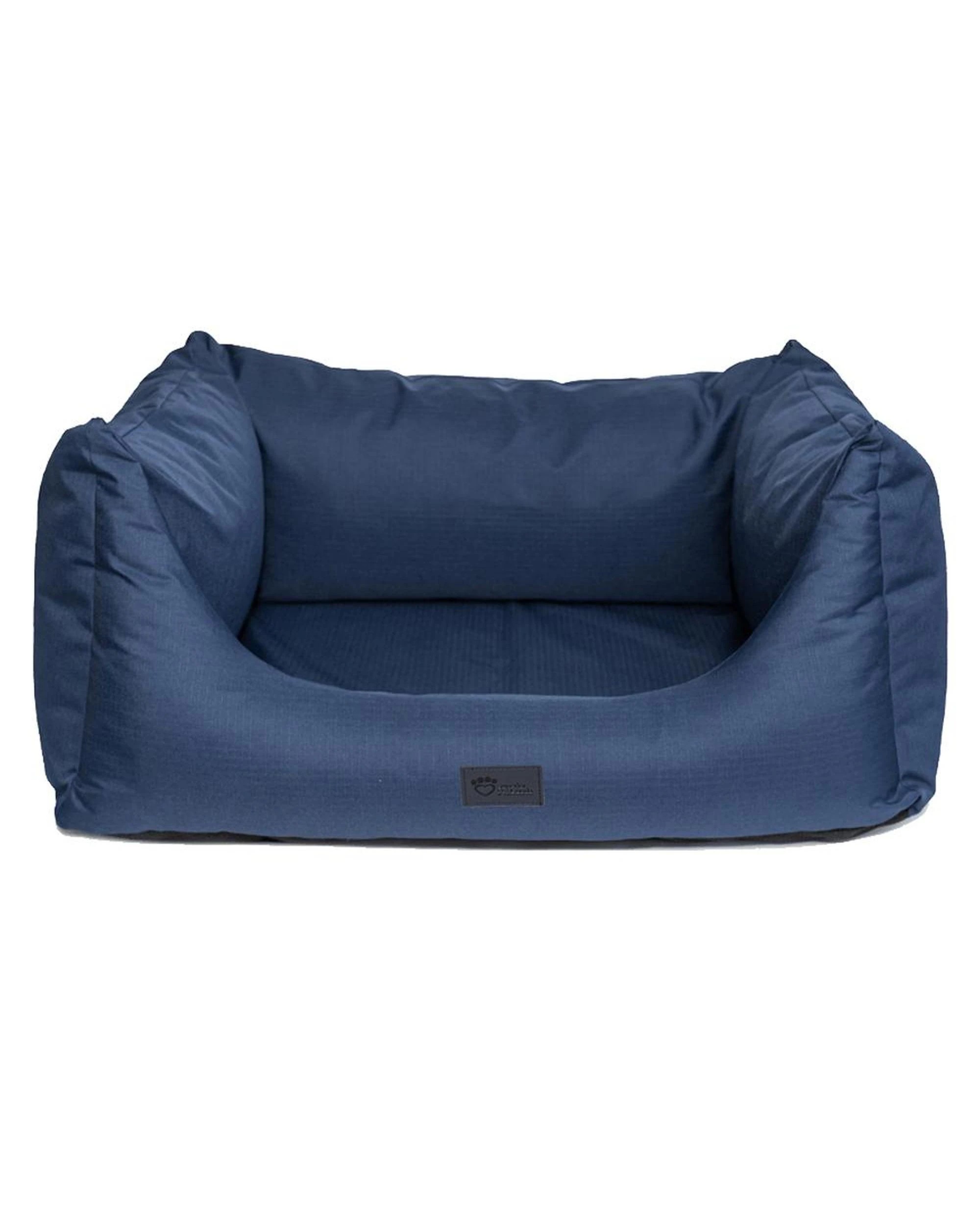 1 Superior Pet High Side Hideout Ortho Dog Bed Bondi Blue Small, 1 of 4