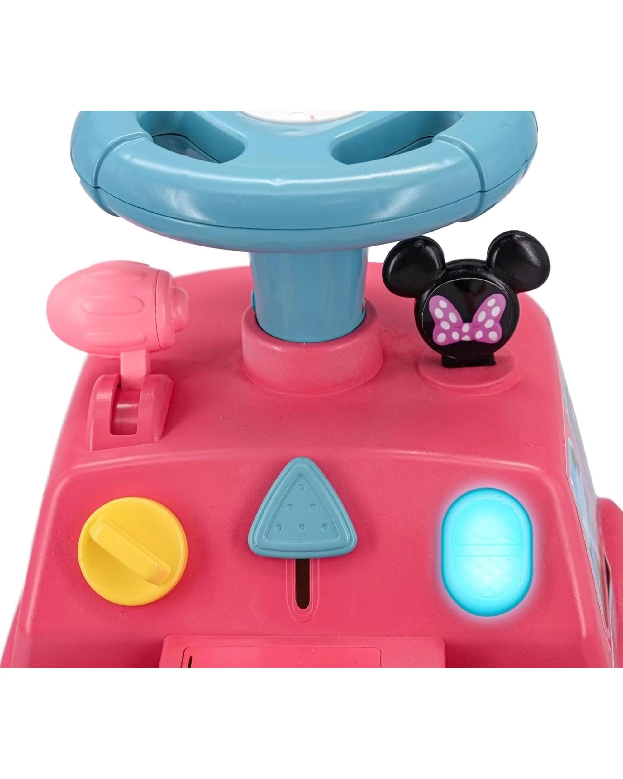 4 Disney Junior Minnie Mouse My First Activity Ride-On Camper Van with Lights and Sounds, 4 of 6