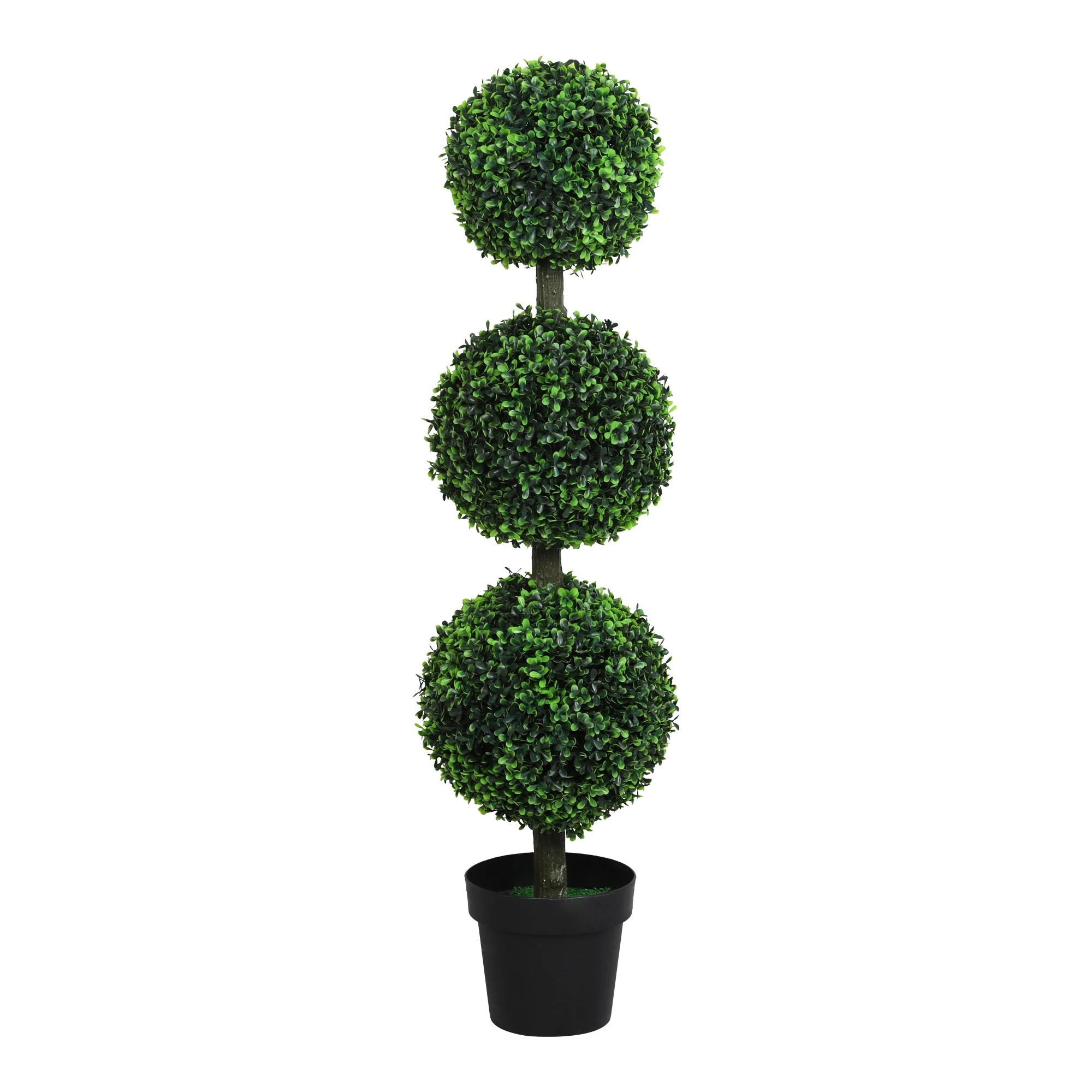 2 Lambu 120cm 3-Ball Topiary Artificial Tree, 2 of 9