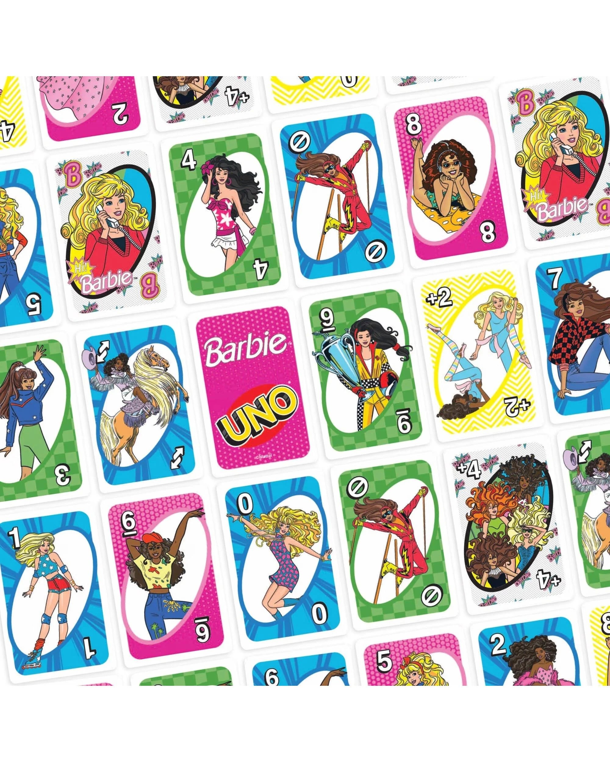 6 UNO Barbie Card Game, 6 of 7
