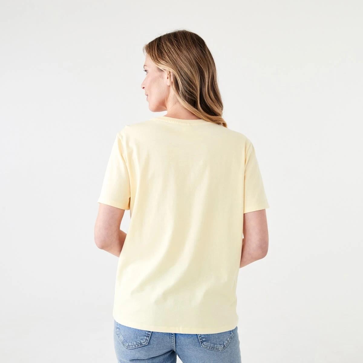 3 Short Sleeve Printed T-shirt FLORIDA ORANGES FLAN YELLOW, 3 of 5