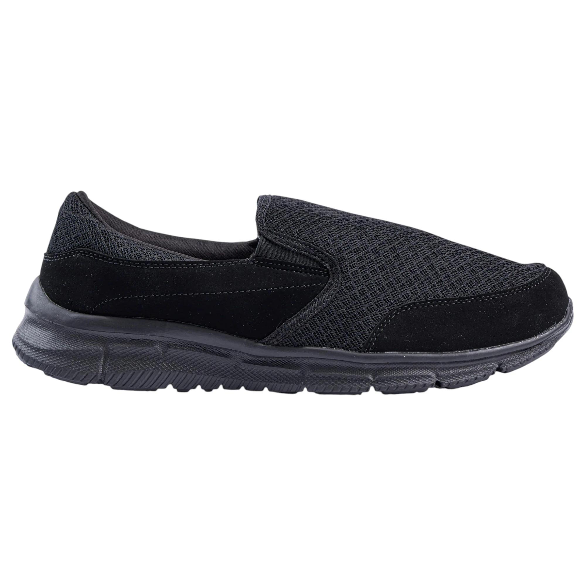2 Sfida Mens Float Lightweigh Sneaker Leisure Walker Athletic Shoes BLACK, 2 of 6