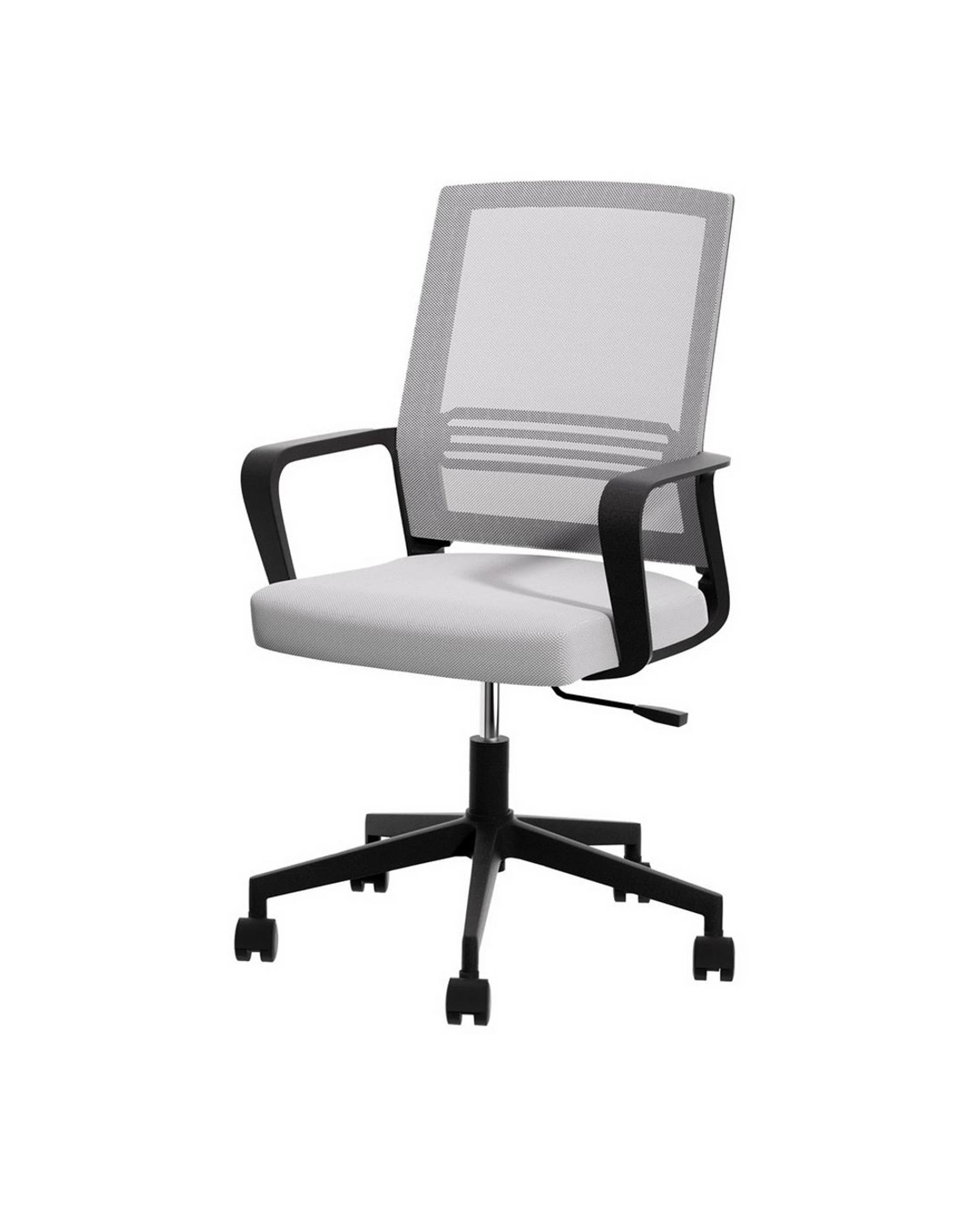 2 Artiss Mesh Office Chair Computer Desk Racing Armchair - Grey, 2 of 7