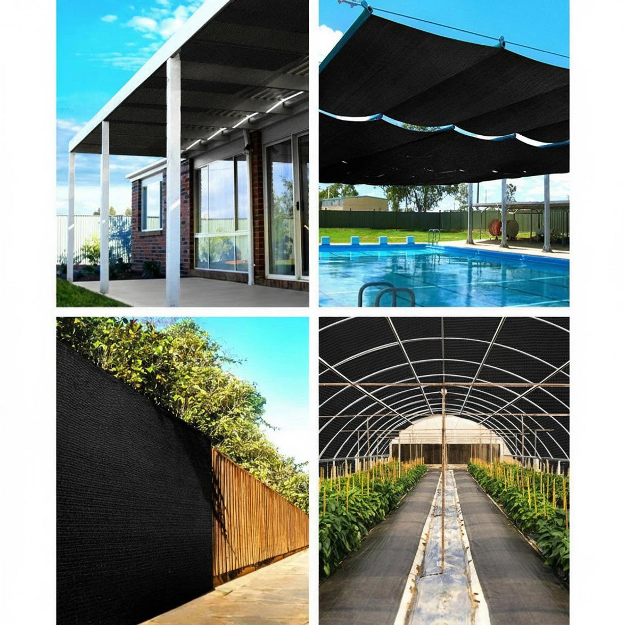 5 Instahut 90% Shade ClothShadecloth Sail Heavy Duty Garden Mesh Roll BK - Black, 5 of 8
