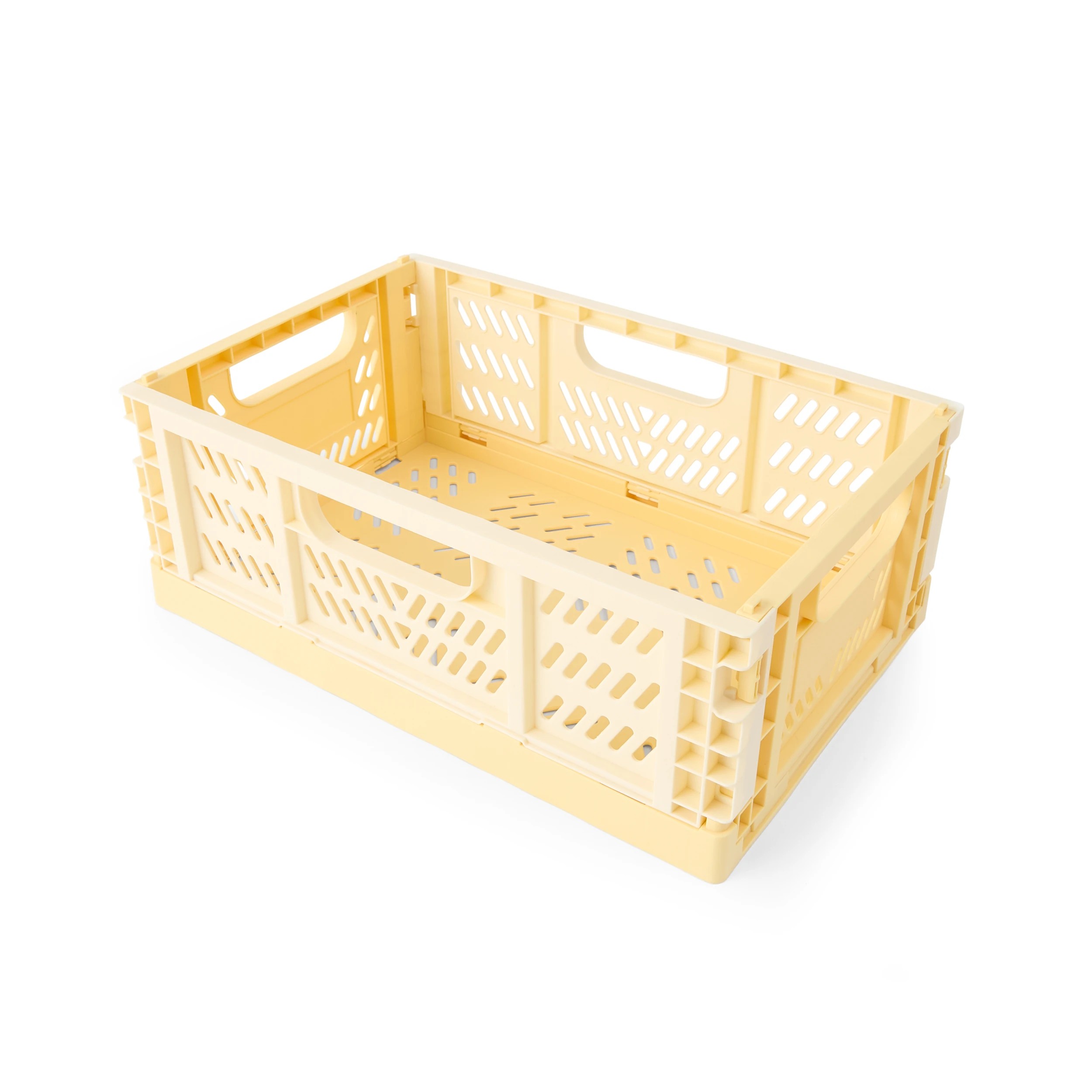 2 5L Collapsible Crate - Small, Yellow, 2 of 8