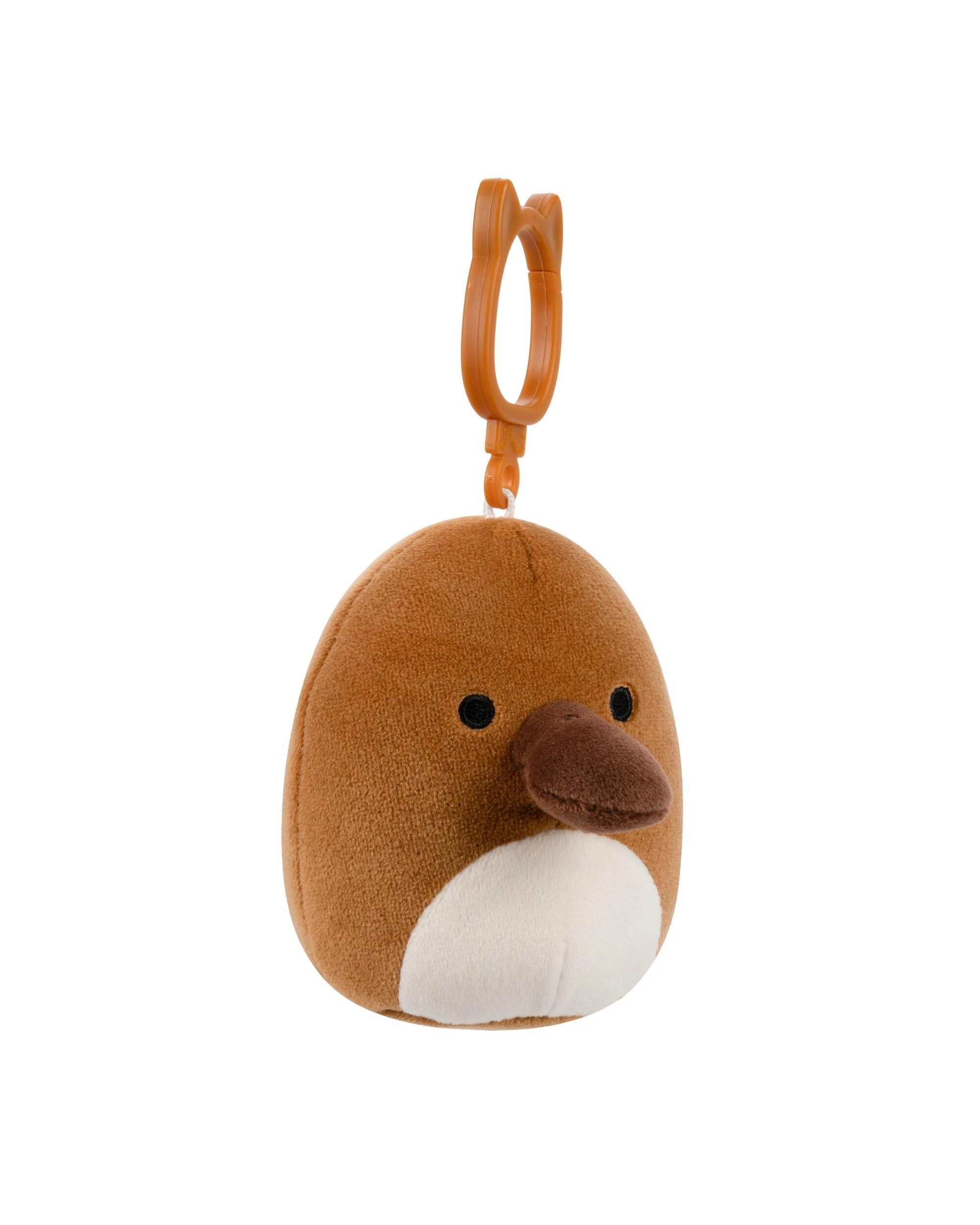 3 Squishmallows Santino the Platypus 3.5 inch Clip-On Plush - Brown, 3 of 6