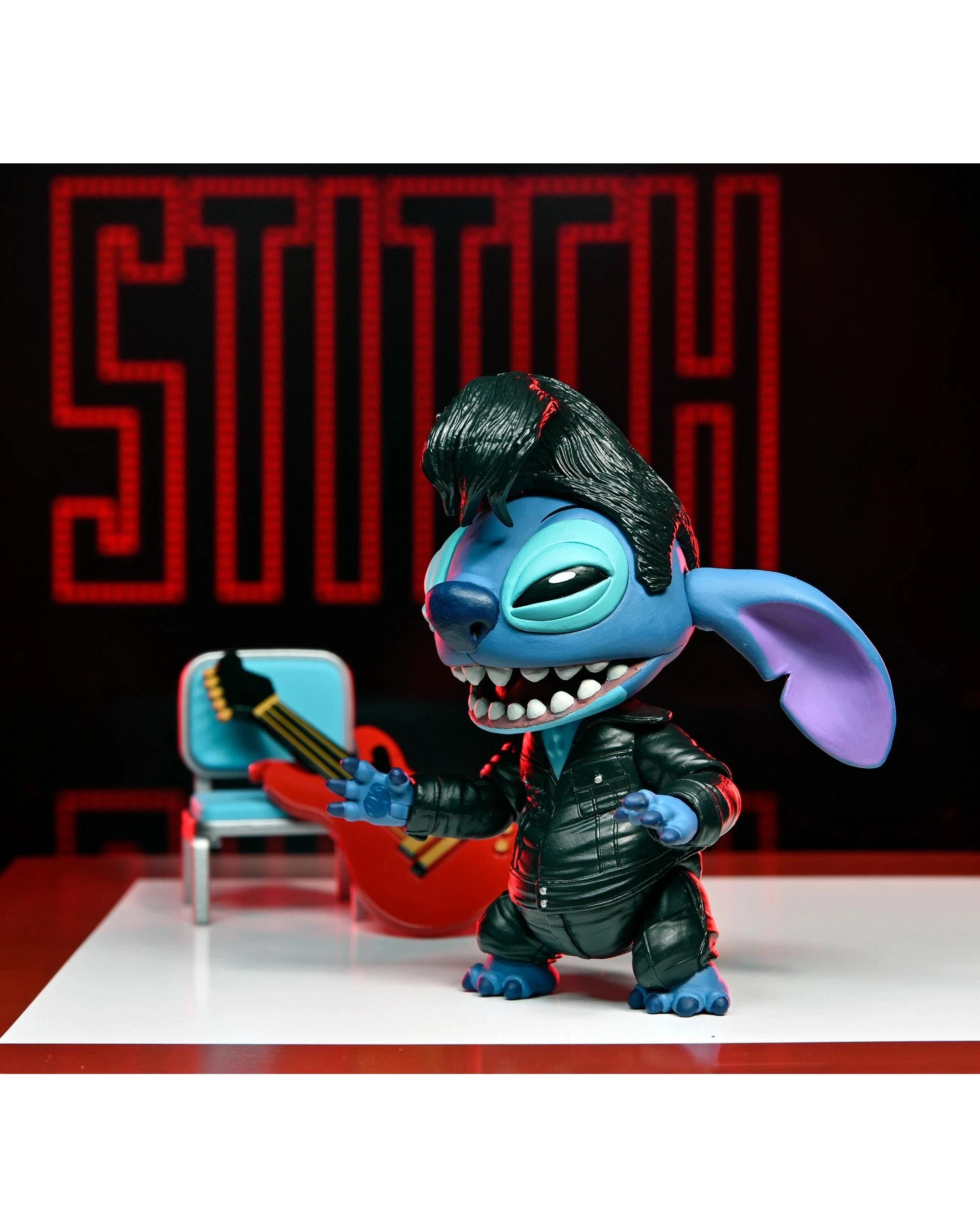 2 Neca-Disney Lilo & Stitch Ultimate Singer Elvis Stitch 7 Inch Scale Action Figure - Blue, 2 of 8