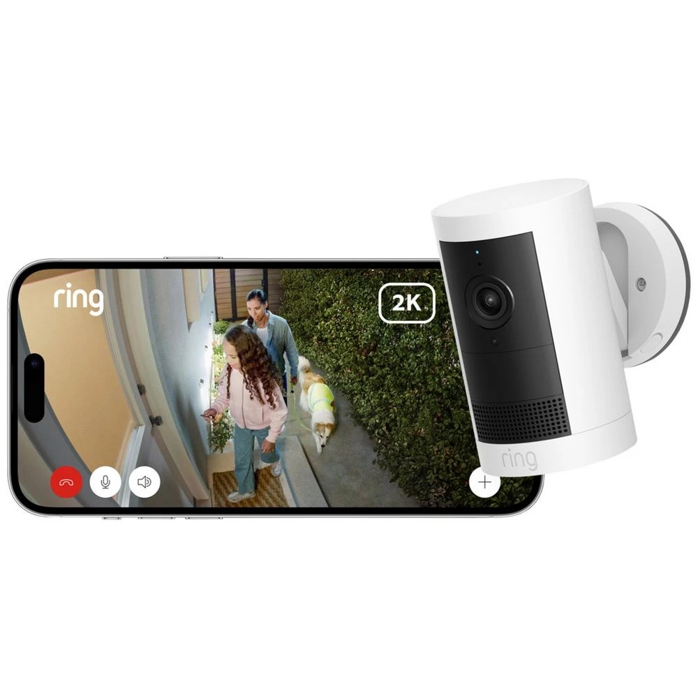 4 Ring Outdoor Camera Plus White 2 Pack, 4 of 7