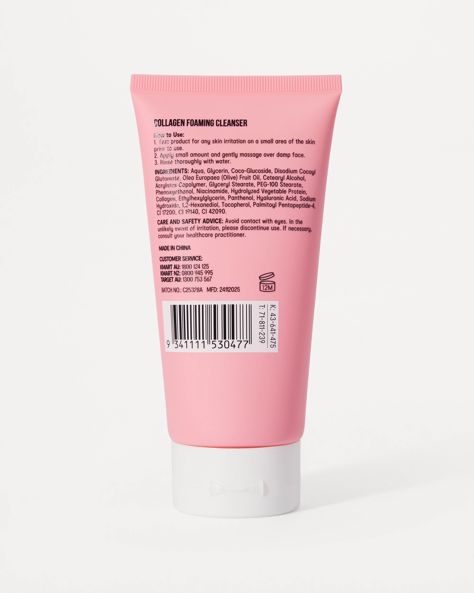 3 OXX Skincare Collagen Foaming Cleanser 150ml - Olea Europaea (Olive) Fruit Oil, Collagen and Niacinamide, 3 of 4