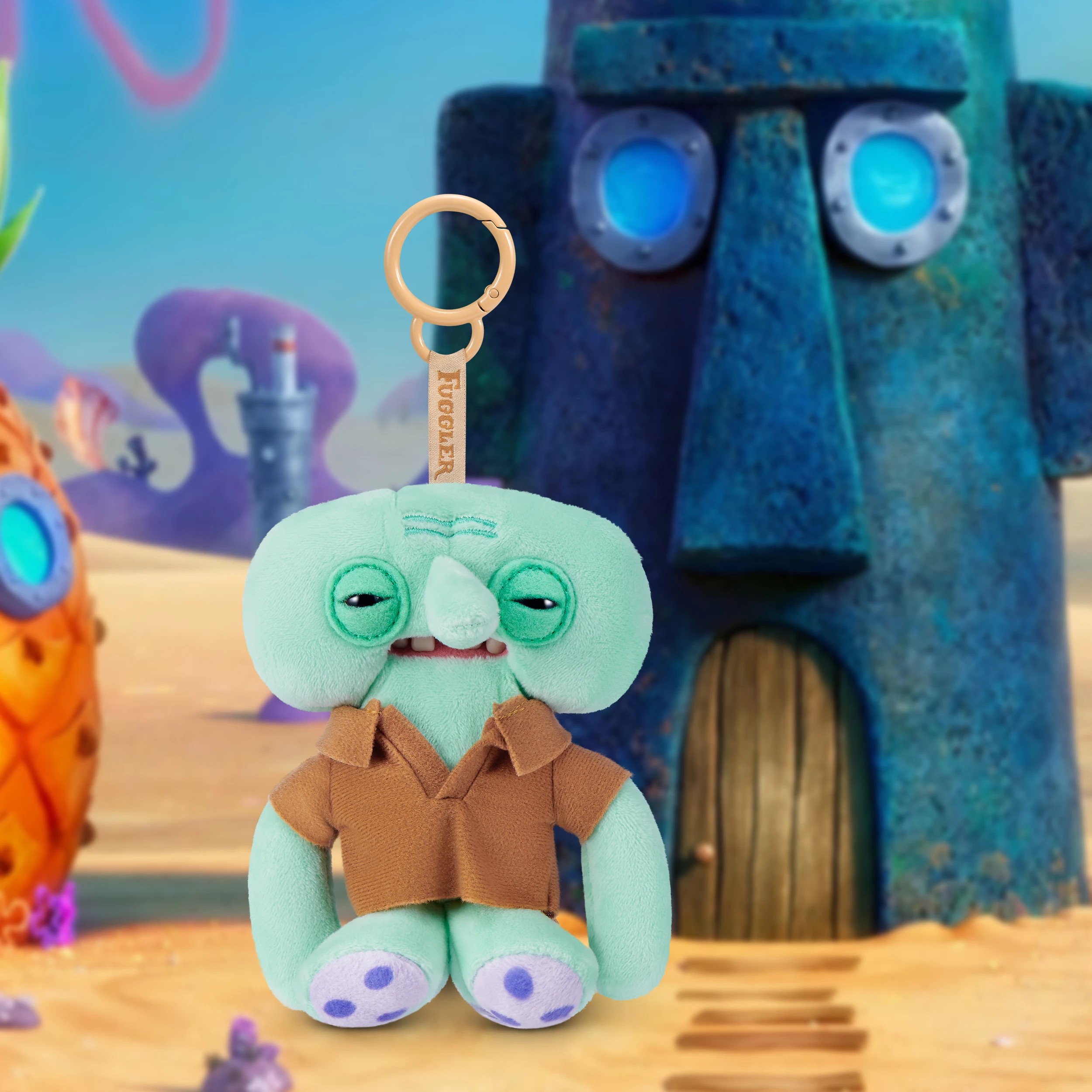 4 Fuggler SpongeBob Keyring - Assorted, 4 of 6