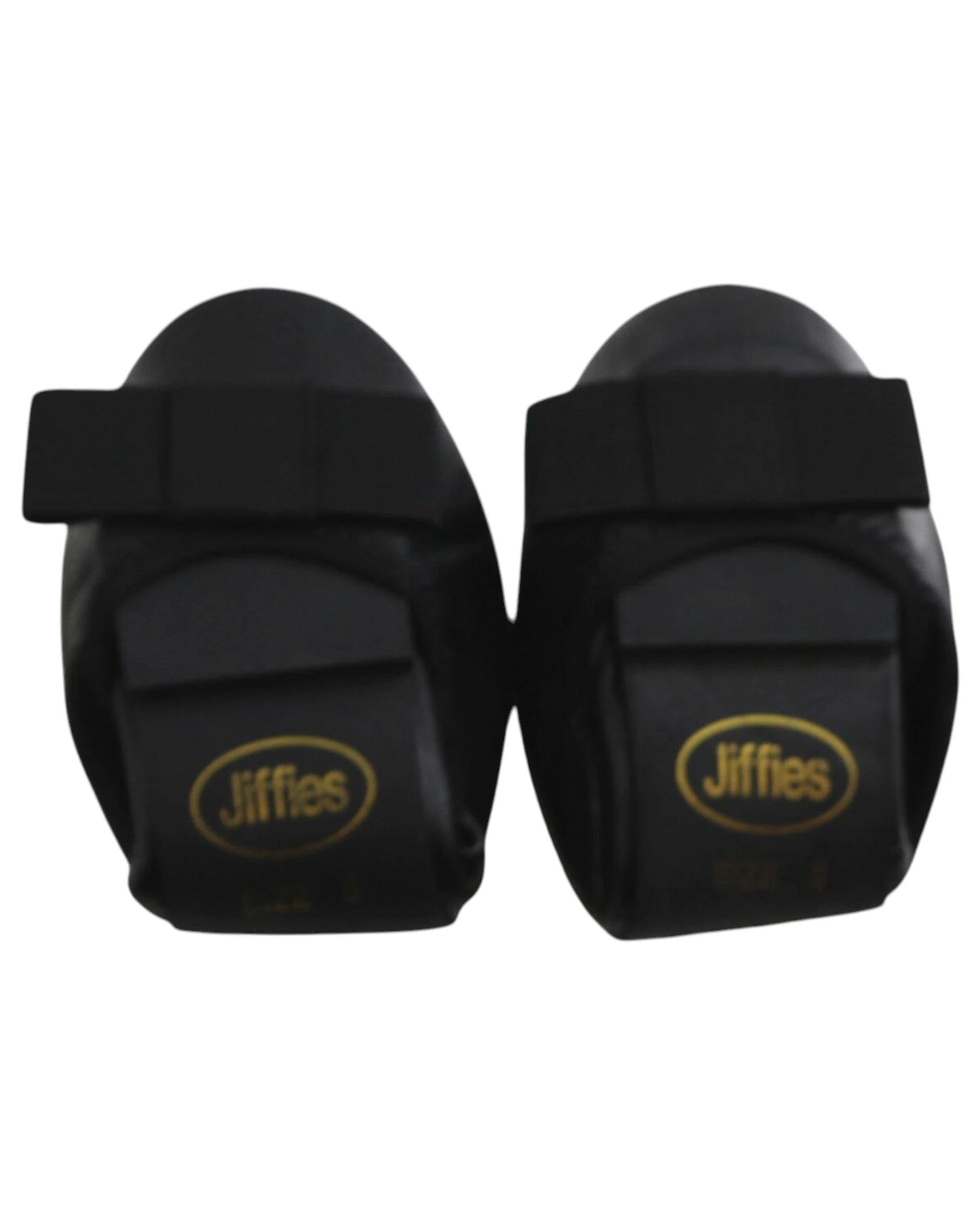 2 Jiffies Leather Ballet Louise Womens Dance Flats Shoes BLACK, 2 of 2