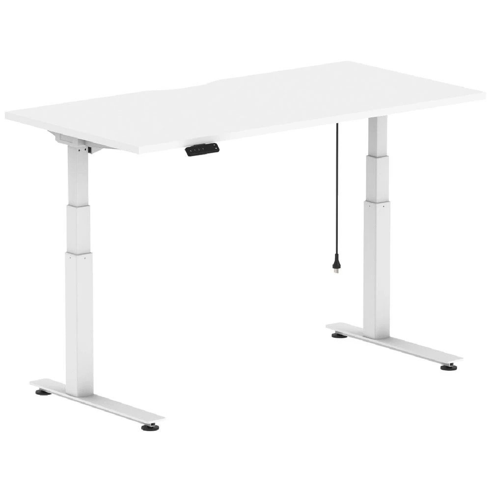 1 Stilford S2 Electric Sit Stand Desk 1500mm White/White Desks, Tables and Workstations, 1 of 5