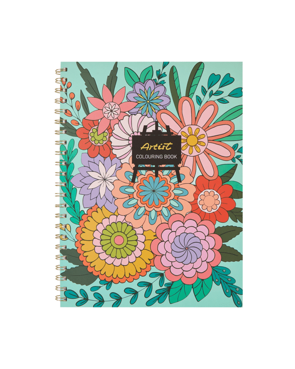 Artist Colouring Book - Flowers