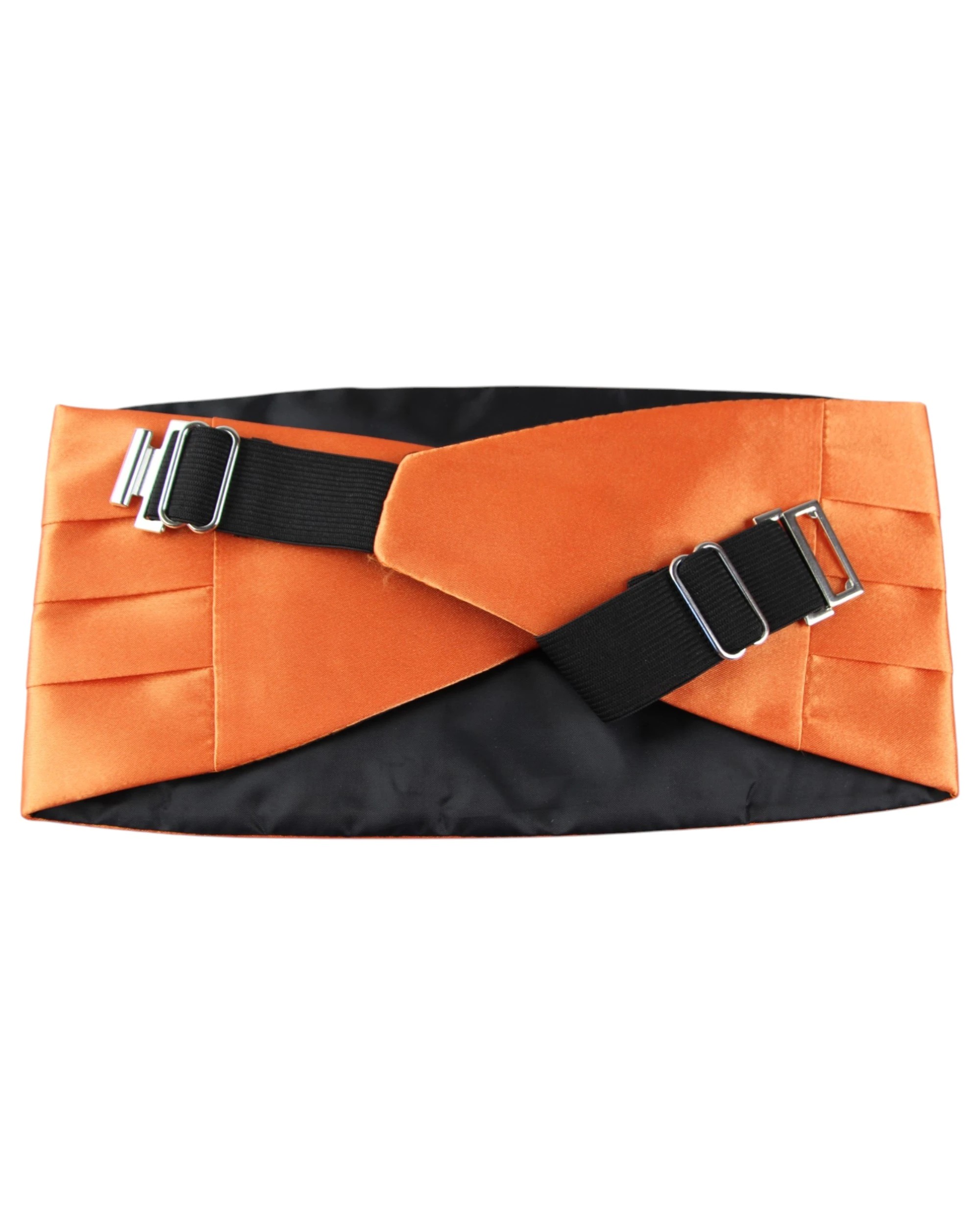 2 Zasel Mens Adjustable Cummerbund - Orange, 2 of 4