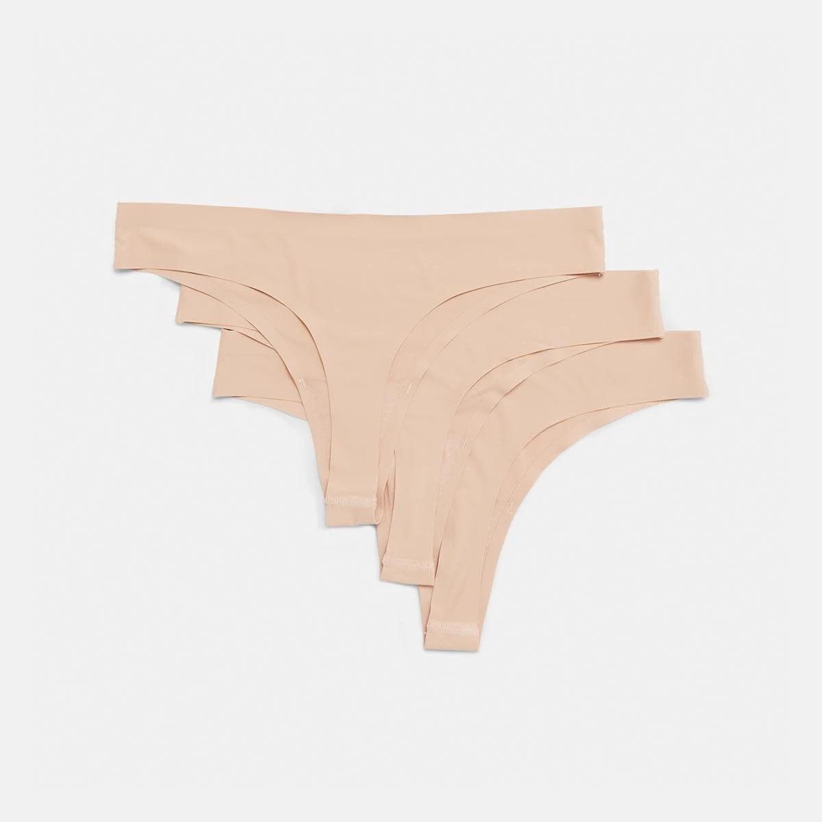 2 3 Pack Outta-Sight G-string Briefs Bge Almnd, 2 of 5