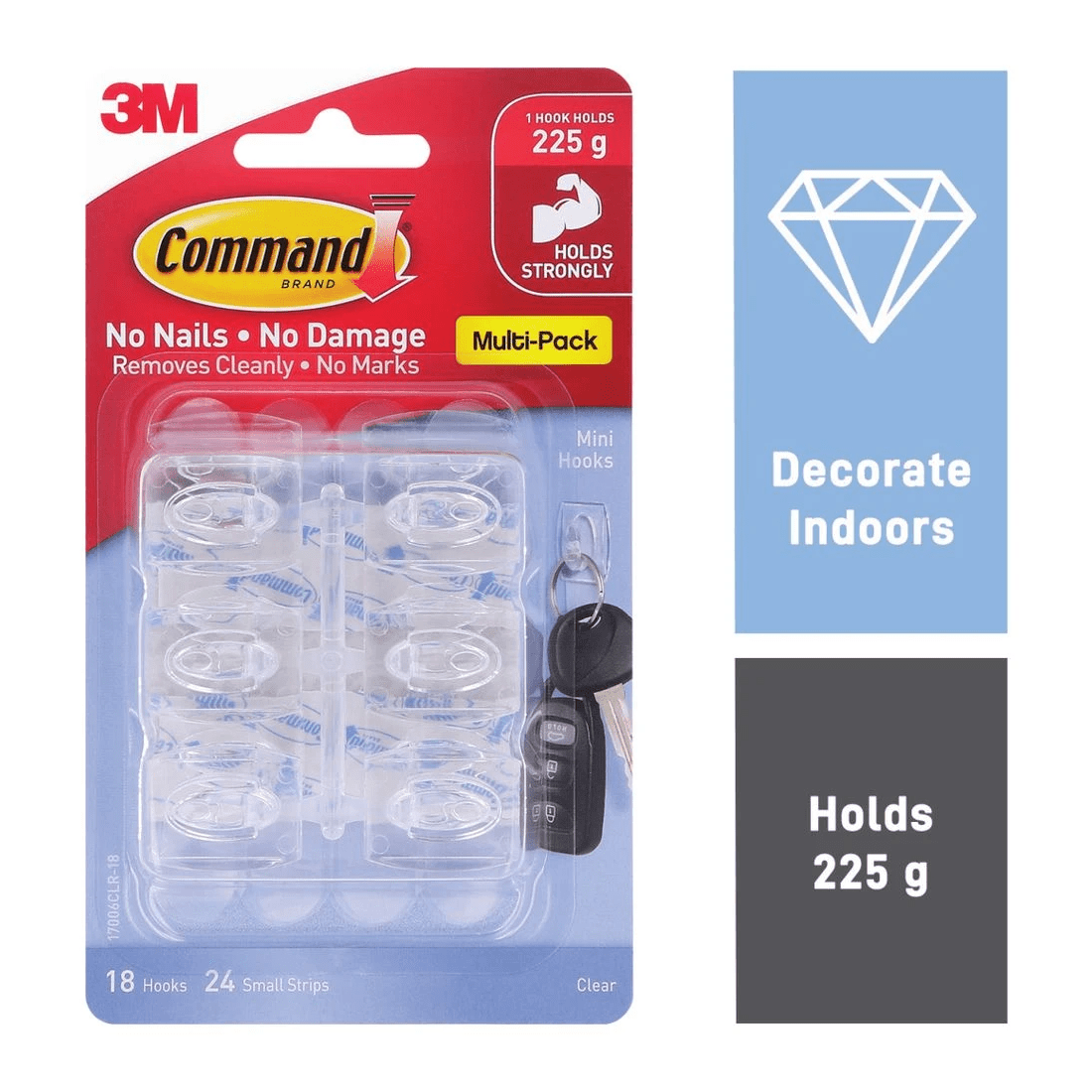 5 3M Command Hooks Value Pack Mini, 5 of 10