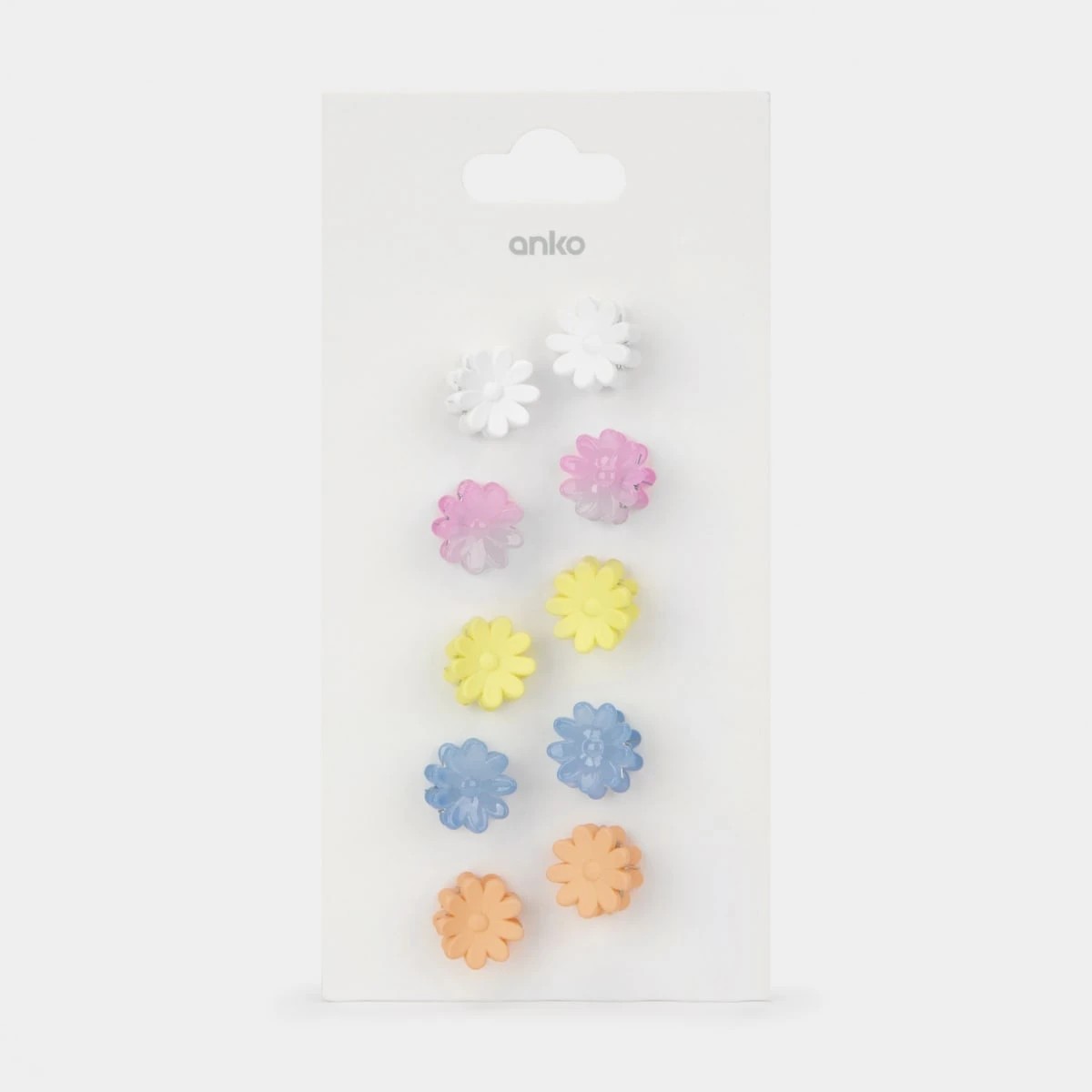 4 10 Pack Daisy Mini Hair Clips, 4 of 4
