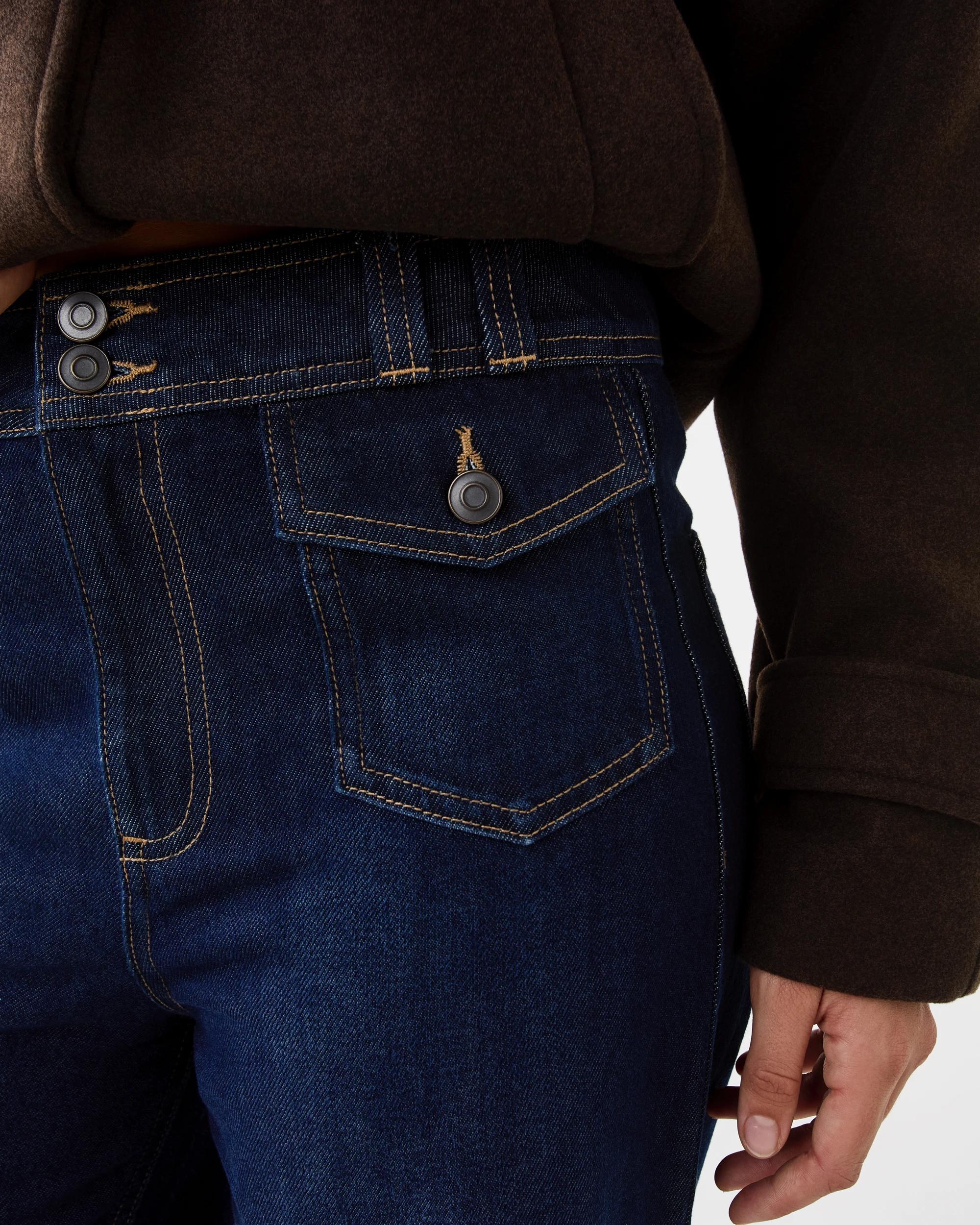 5 Detail Pocket Jeans Dark Wash, 5 of 7