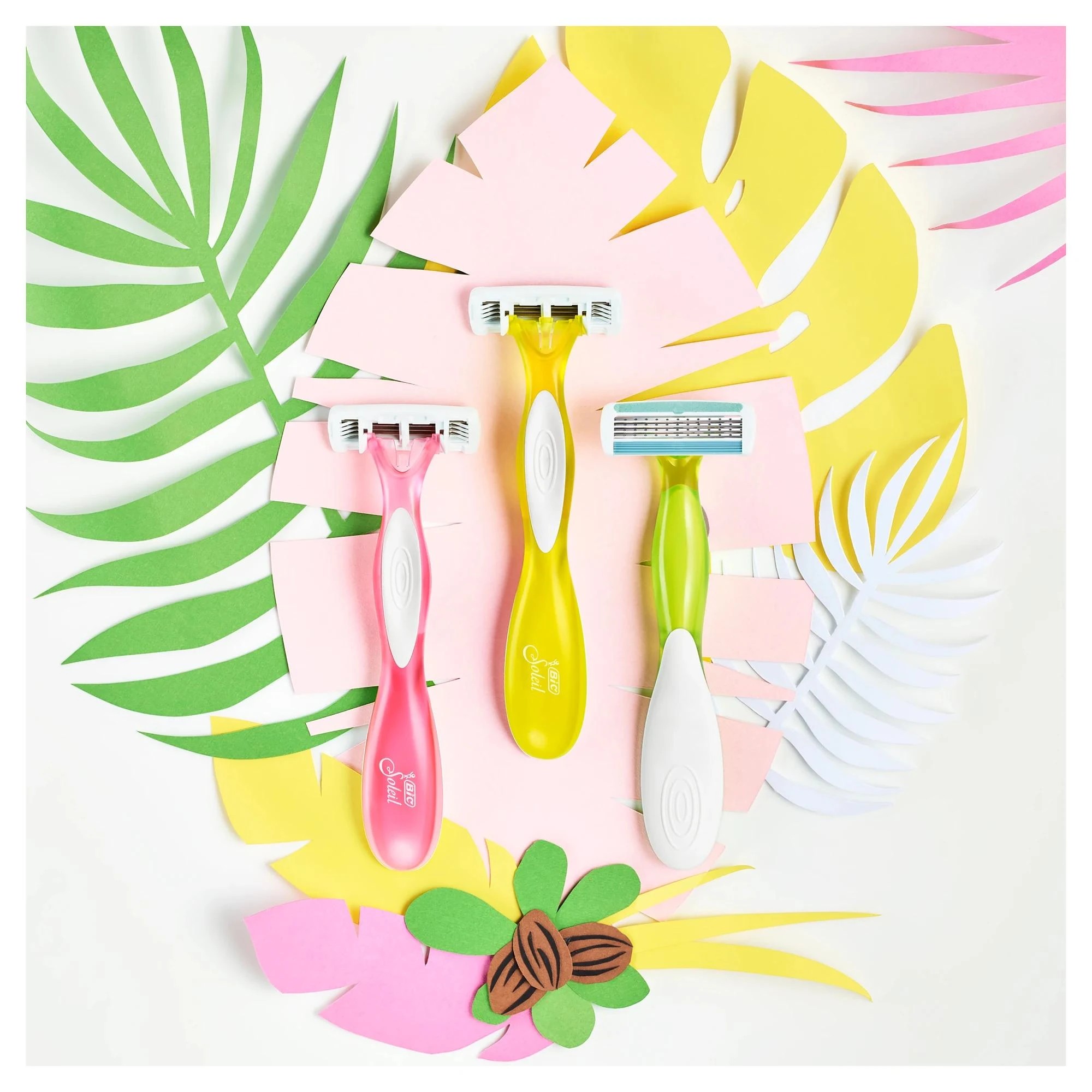 4 3 Pack BIC Soleil Comfort Scented Razors - Pink, 4 of 7