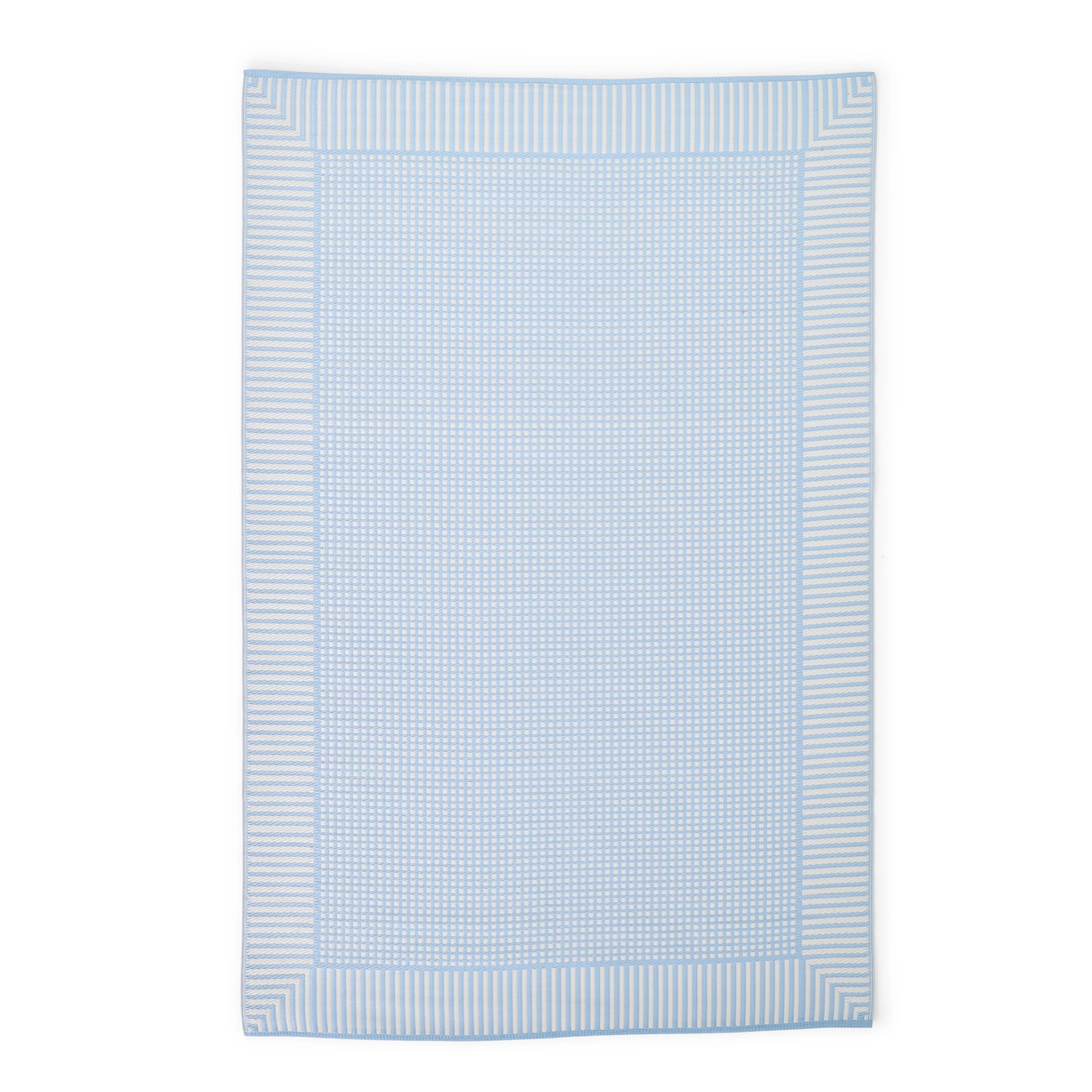 1 Outdoor Reversible Rug - Blue - Extra Large, 270cm x 180cm, 1 of 3
