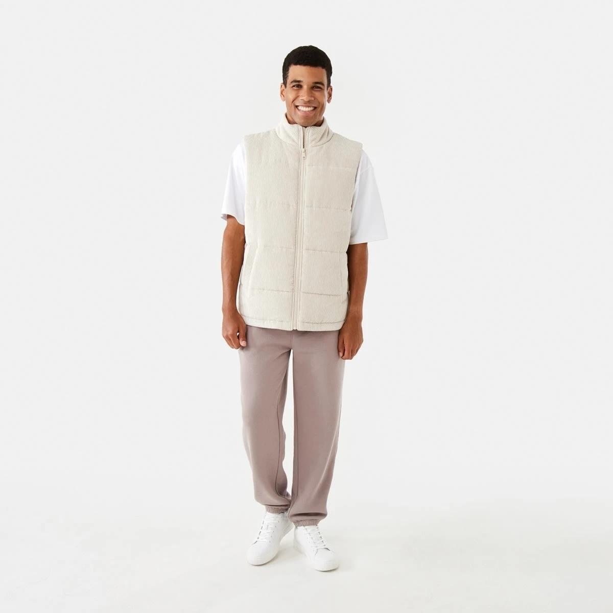 3 Corduroy Puffer Vest Bge Ntrl, 3 of 9