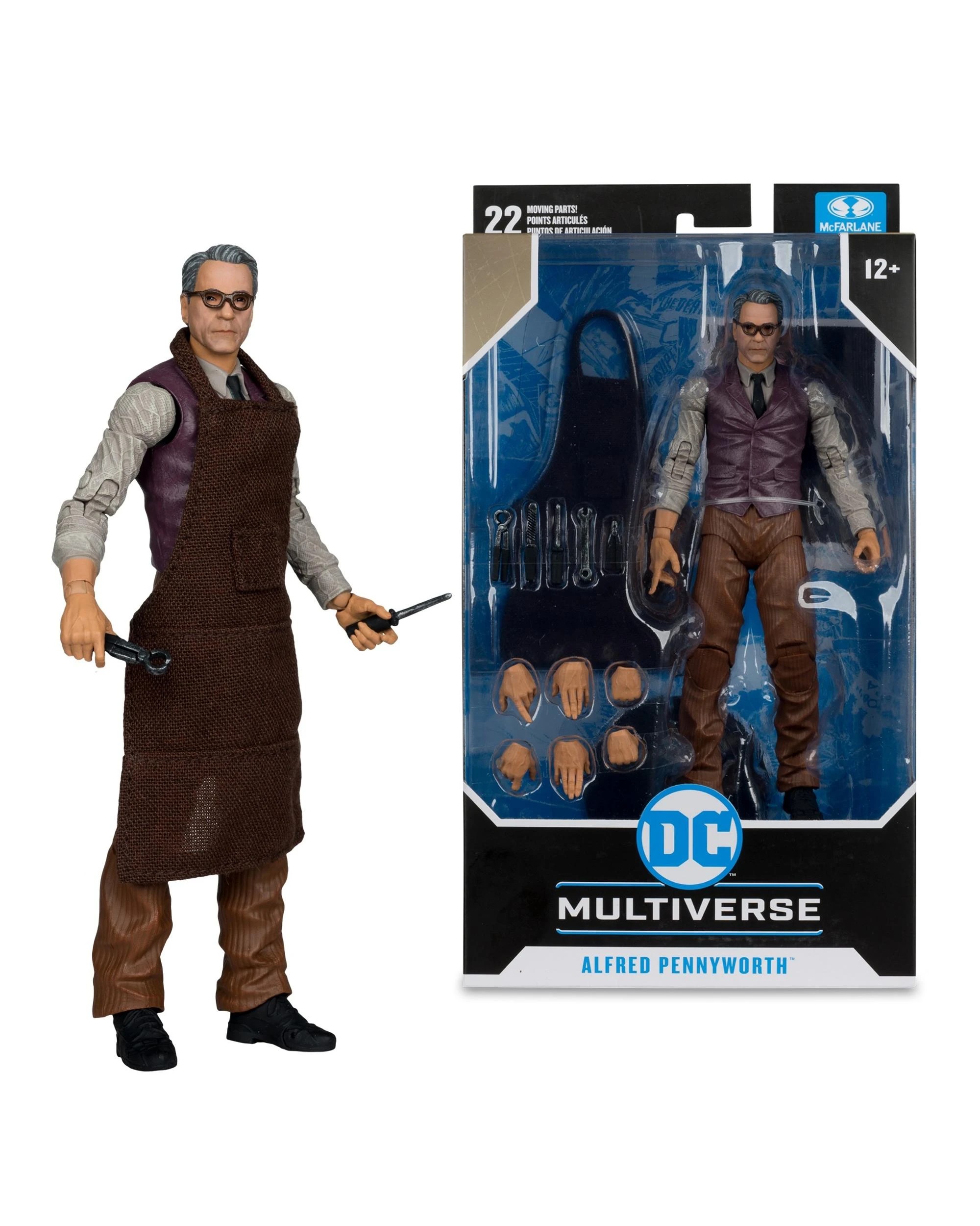 1 DC Multiverse Batman VS Superman Dawn of Justice Alfred Pennyworth 7 inch Figure, 1 of 9