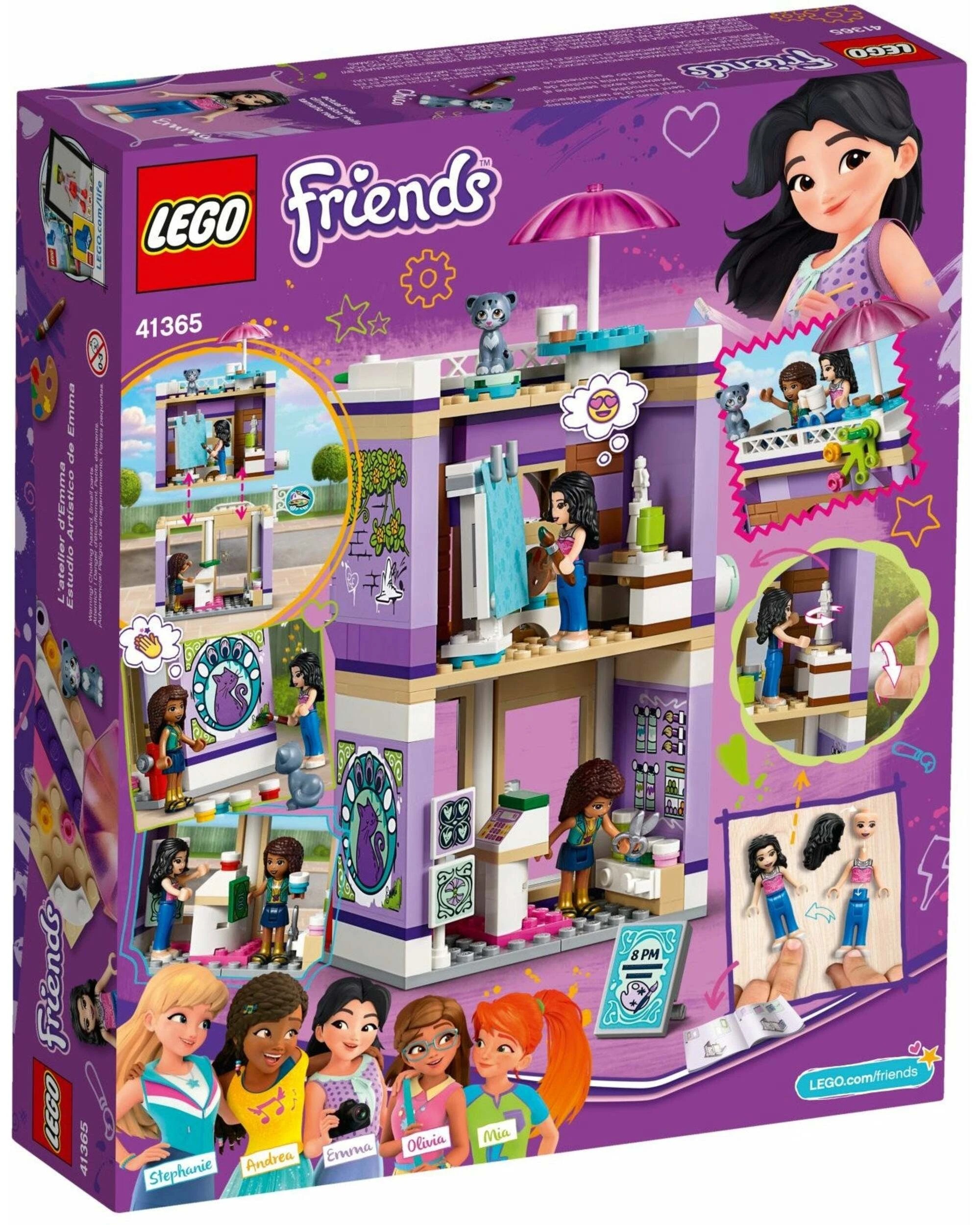 5 LEGO 41365 Emma's Art Studio - Creative Building Toy Set, 5 of 5