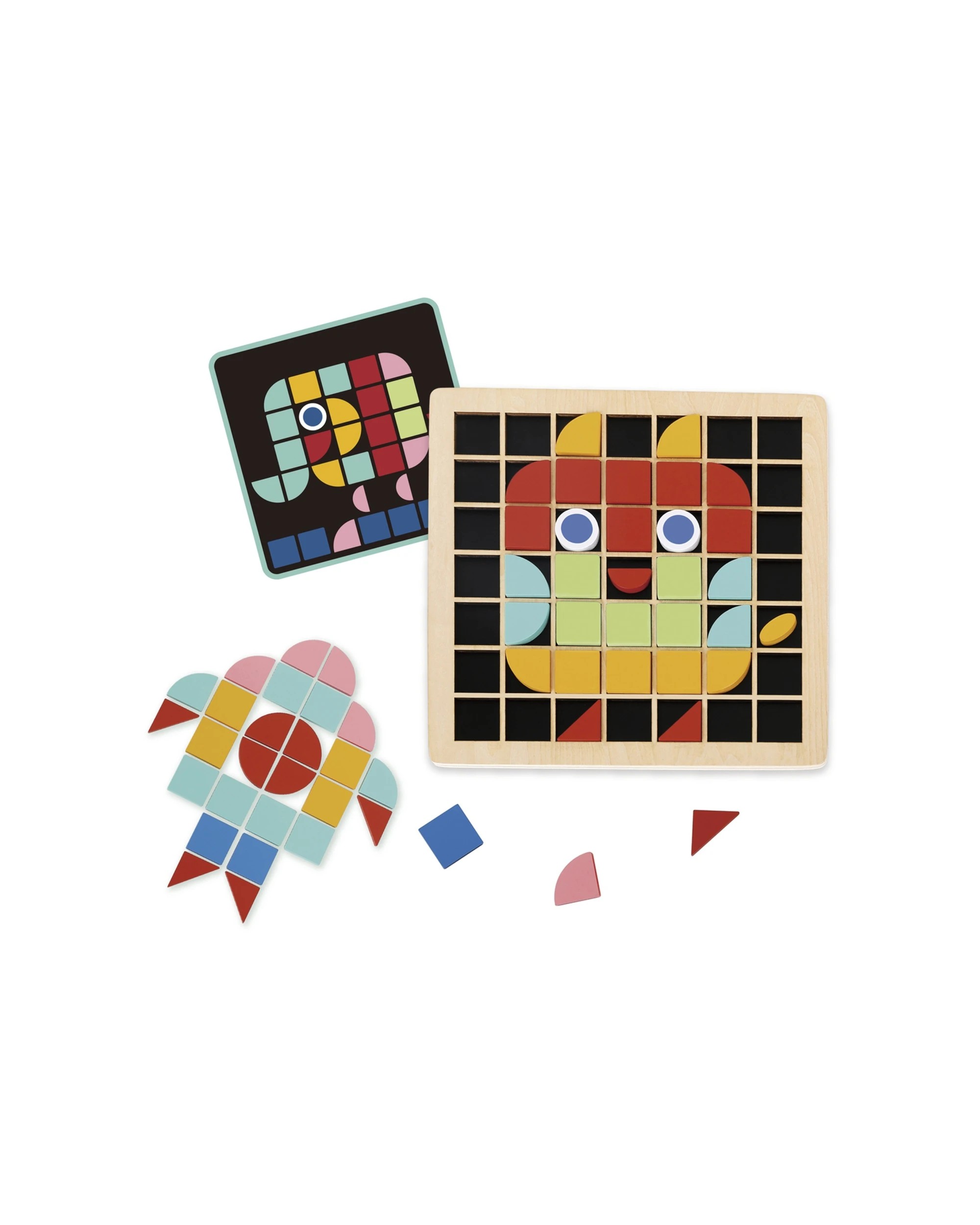 2 Tooky Toy 97pc Mosaic Variety Board Game Kids Toddler Interactive Fun Play - Multi, 2 of 3