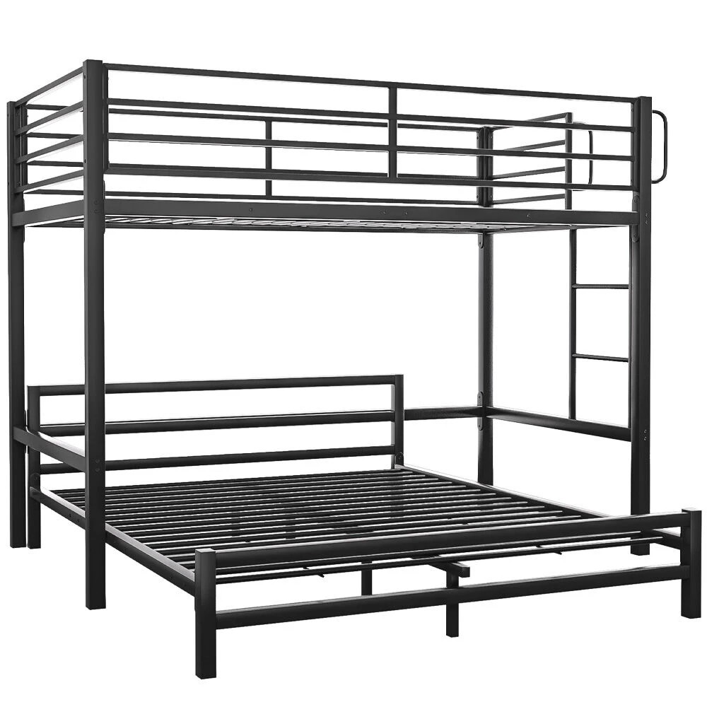 1 Kingston Slumber Single Loft Bed and Double Underbed - Charcoal, 1 of 1
