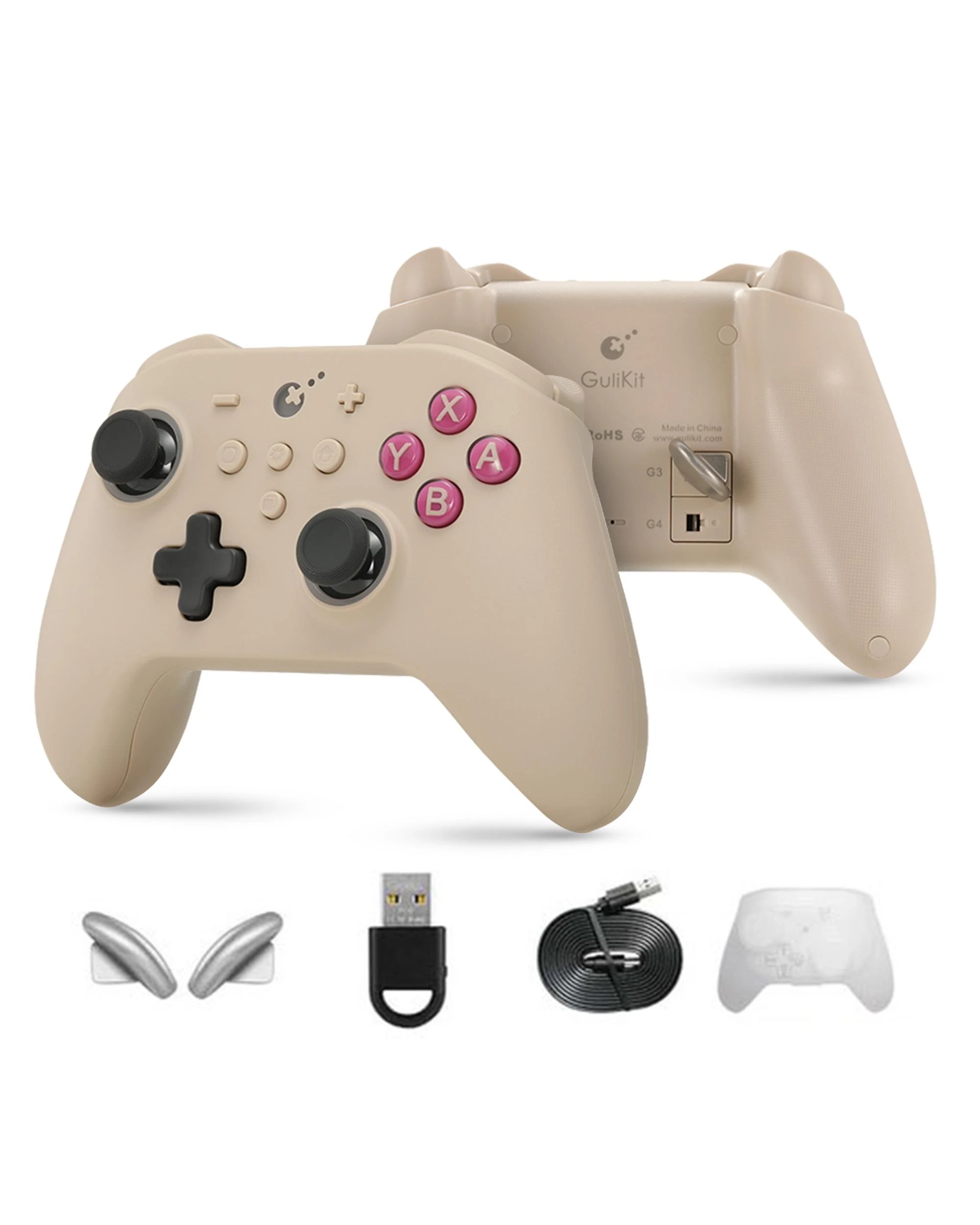 4 GuliKit KK3 Pro Wireless Controller - Retro - Black, 4 of 5