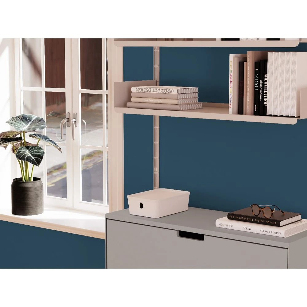 4 Otto 2.4L PET Modular Basket Medium Low White, 4 of 6