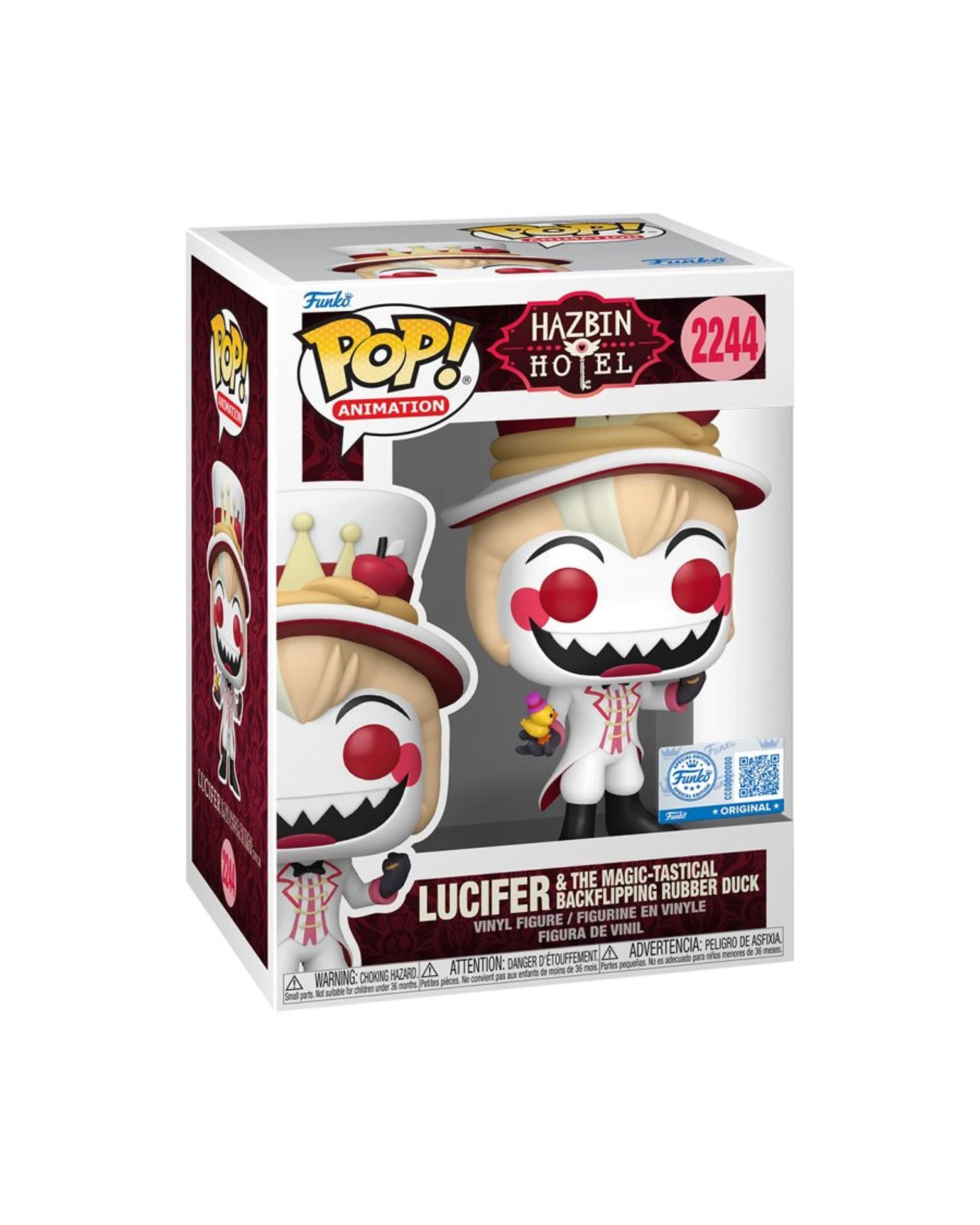 3 Hazbin Hotel Lucifer and Magic-Tastical Backflipping Rubber Duck Funko POP! Vinyl, 3 of 3