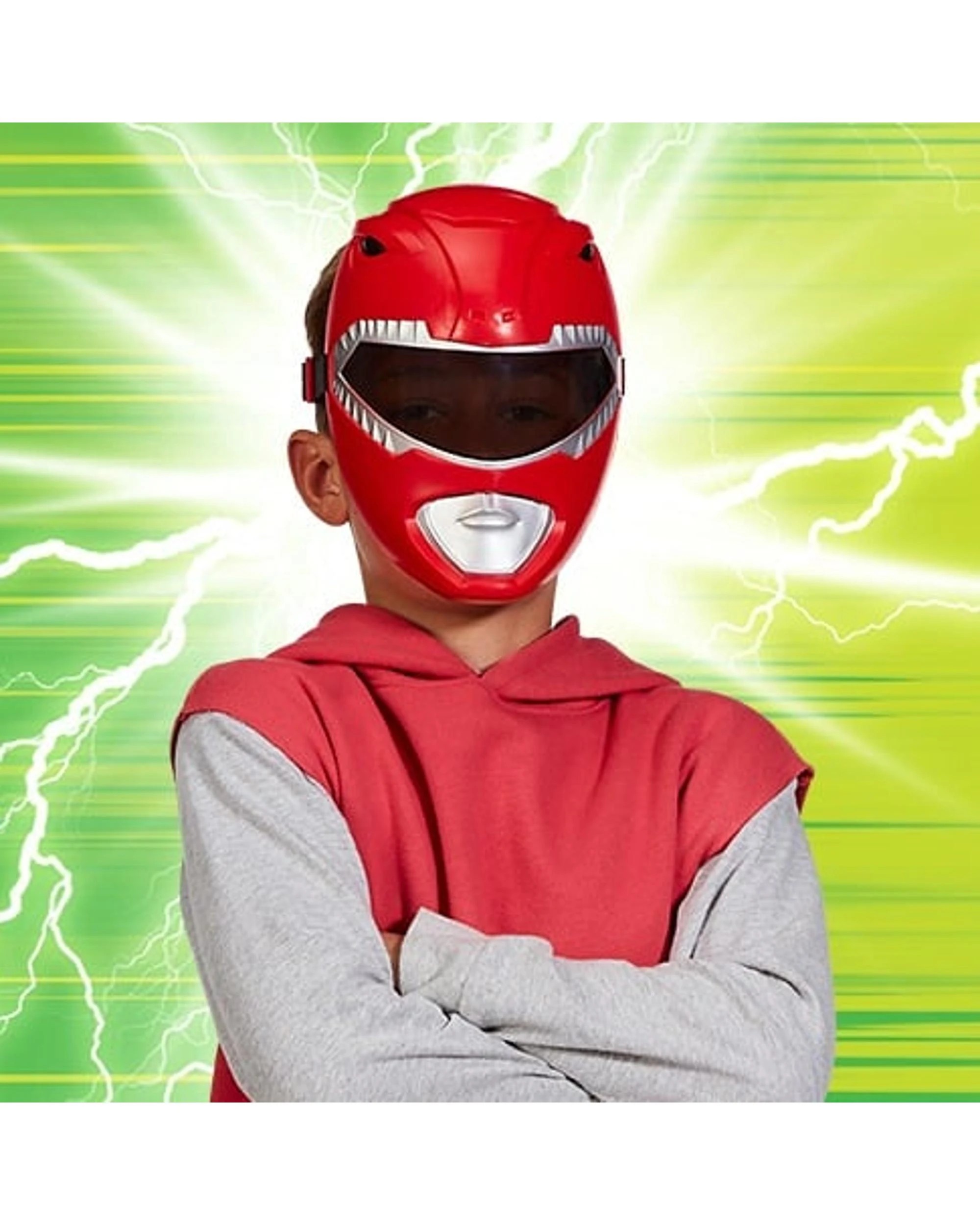 6 Mighty Morphin Power Rangers Re-Ignition Red Ranger Mask, 6 of 6