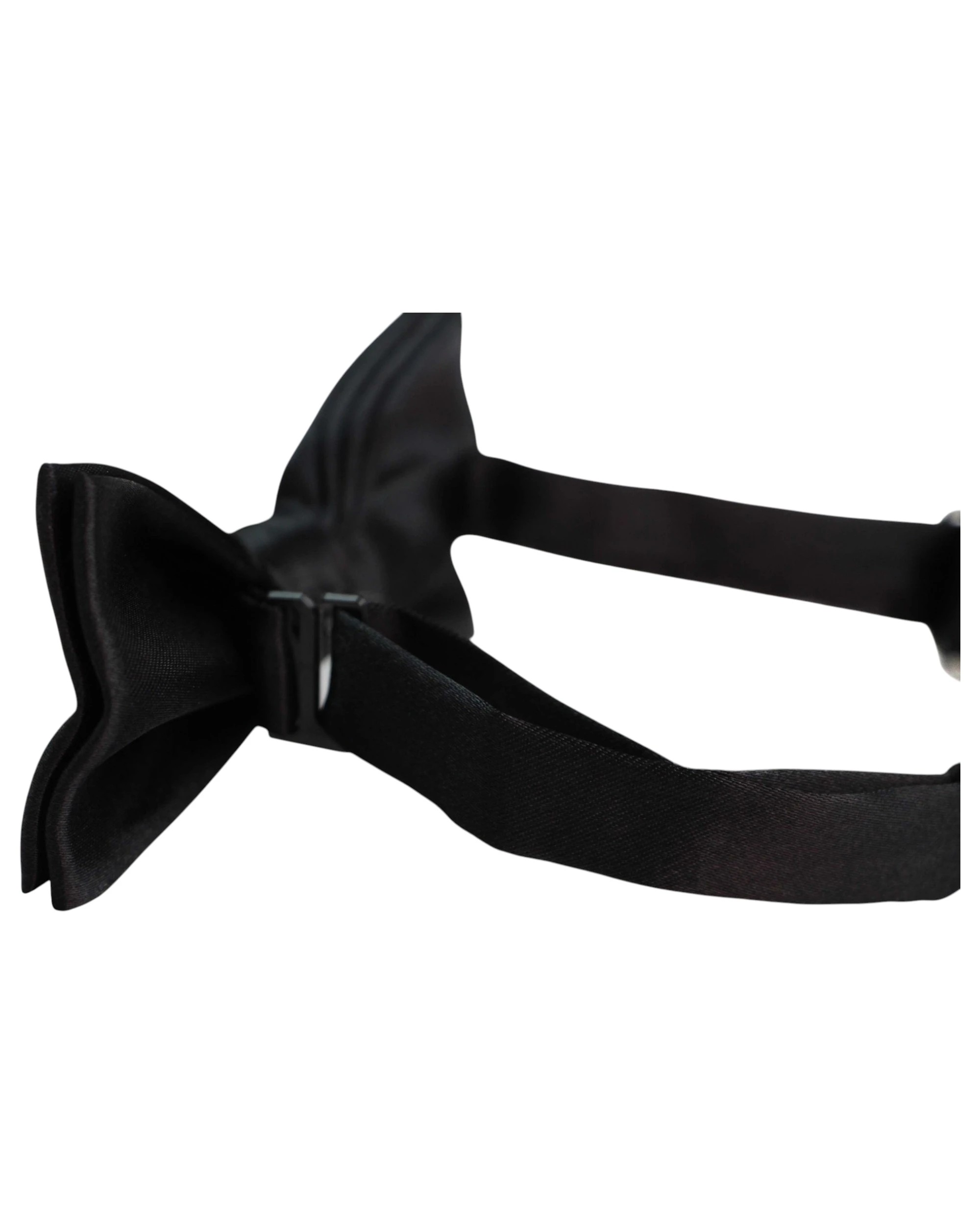 2 Zasel Boys Black Plain Bow Tie, 2 of 2